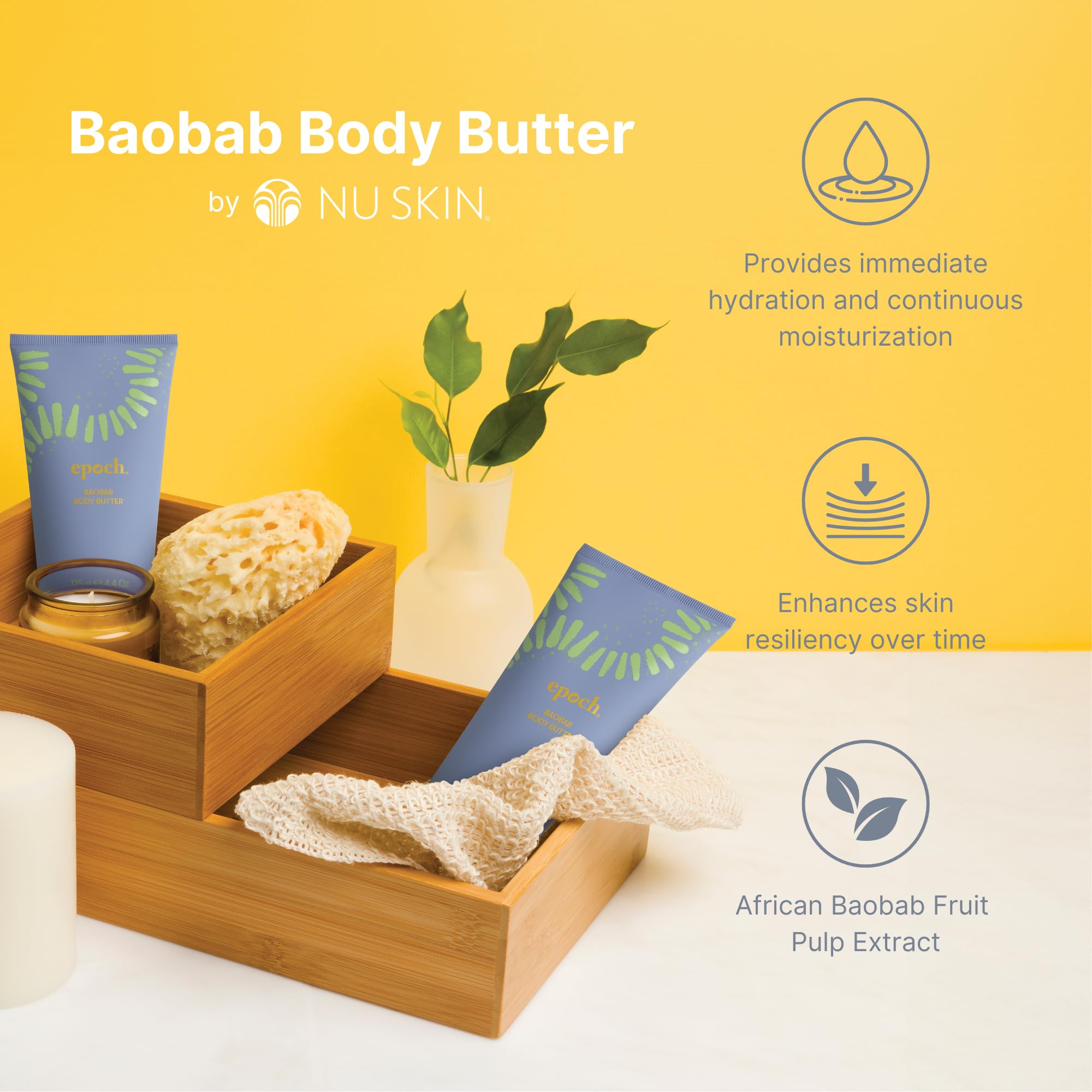 Nu Skin Epoch Baobab Body Butter | Deep Hydration & Softness