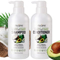 NUSPA Coconut Avocado Shampoo & Conditioner Set — Color Safe, Sulfate Free, Ultra Moisture