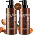 NUSPA Moisturizing Organic Moroccan Argan Oil Shampoo & Conditioner Set – Sulfate Free, Color Safe
