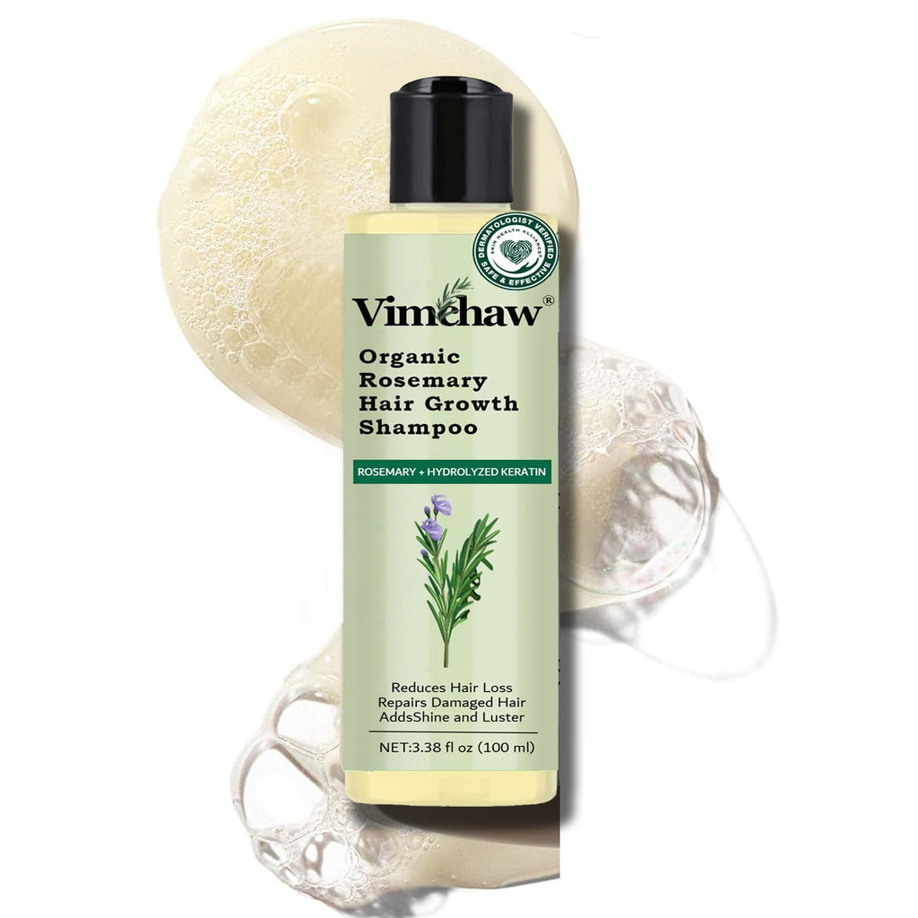 NUSQO Organic Rosemary Scalp Balance Shampoo — Gentle Cleanse for Fuller-Looking Hair