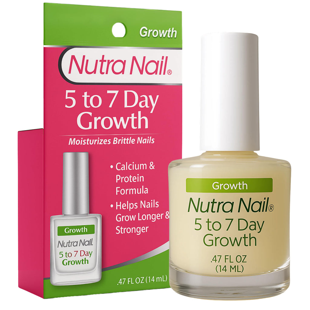 Nutra Nail 5 to 7 Day Growth Treatment – Fast Keratin Nail Hardener & Strengthener