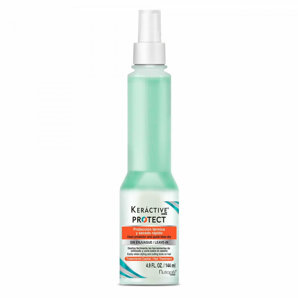 Nutrapel Keractive Protect – Heat Protectant & Quick Blow Dry, 4.9 oz