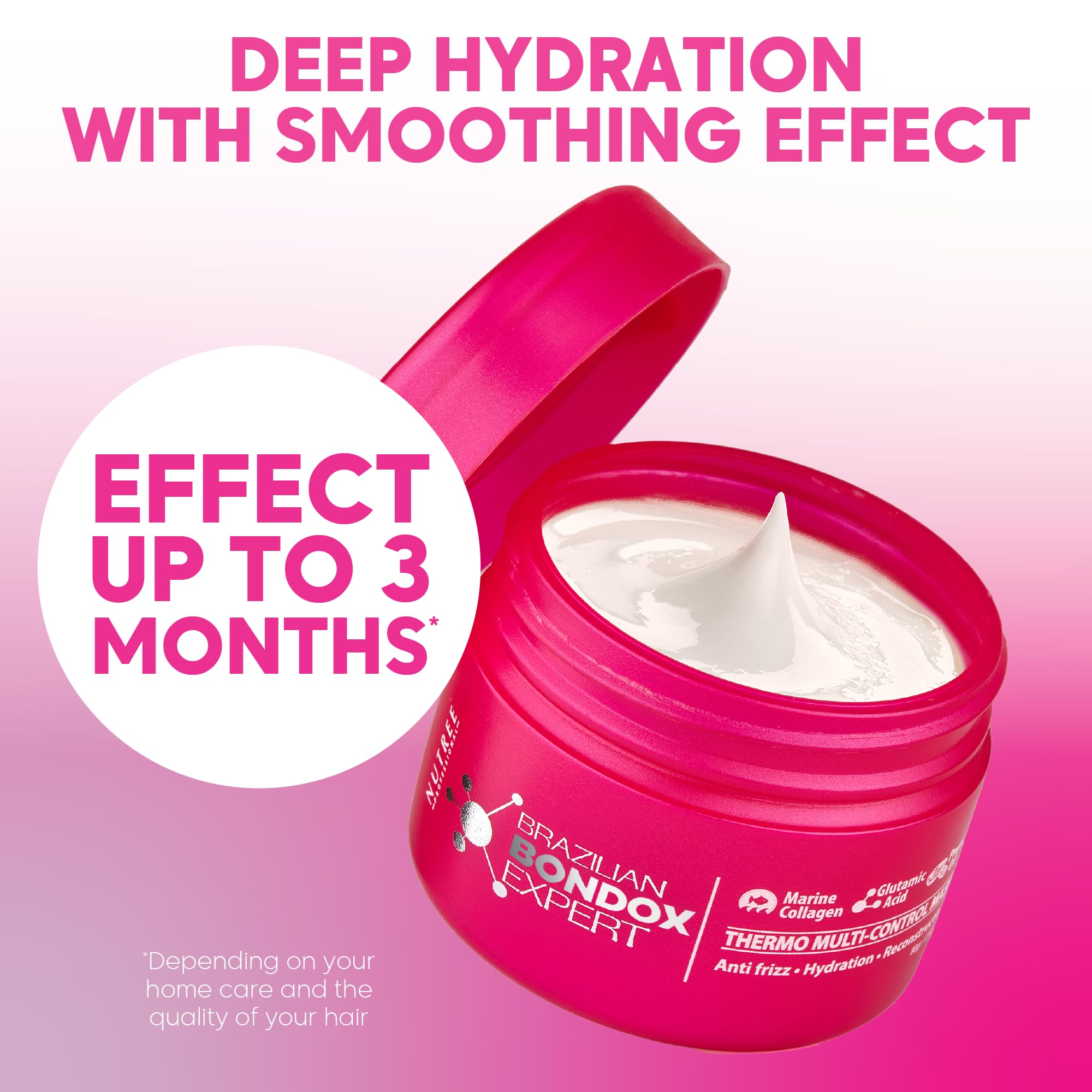 Nutree Professional Brazilian Bondox — Restore Dense, Shiny Hair