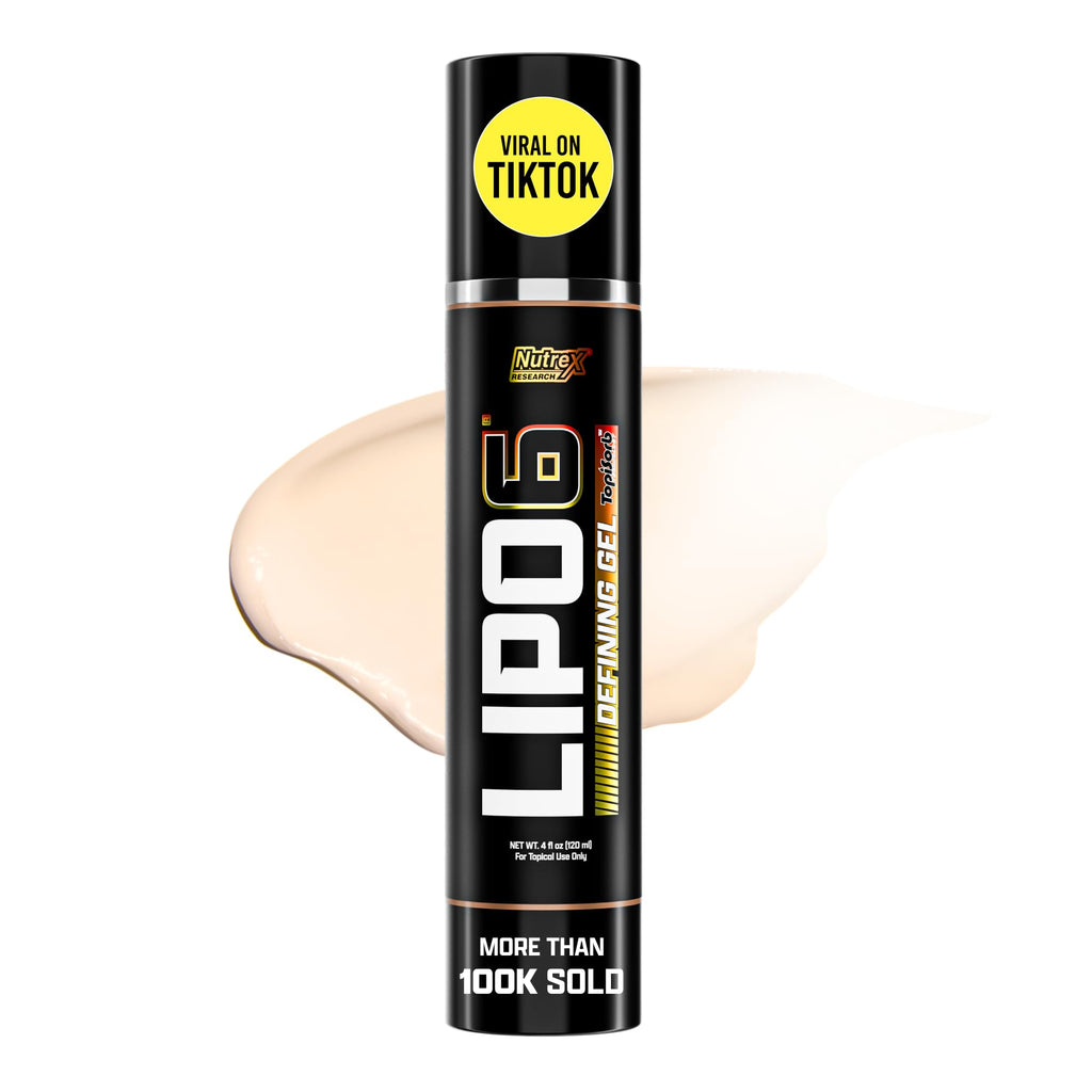 Nutrex Research Lipo-6 Defining Gel | Sweat Enhancer Hot Cream for Skin Toning & Firming