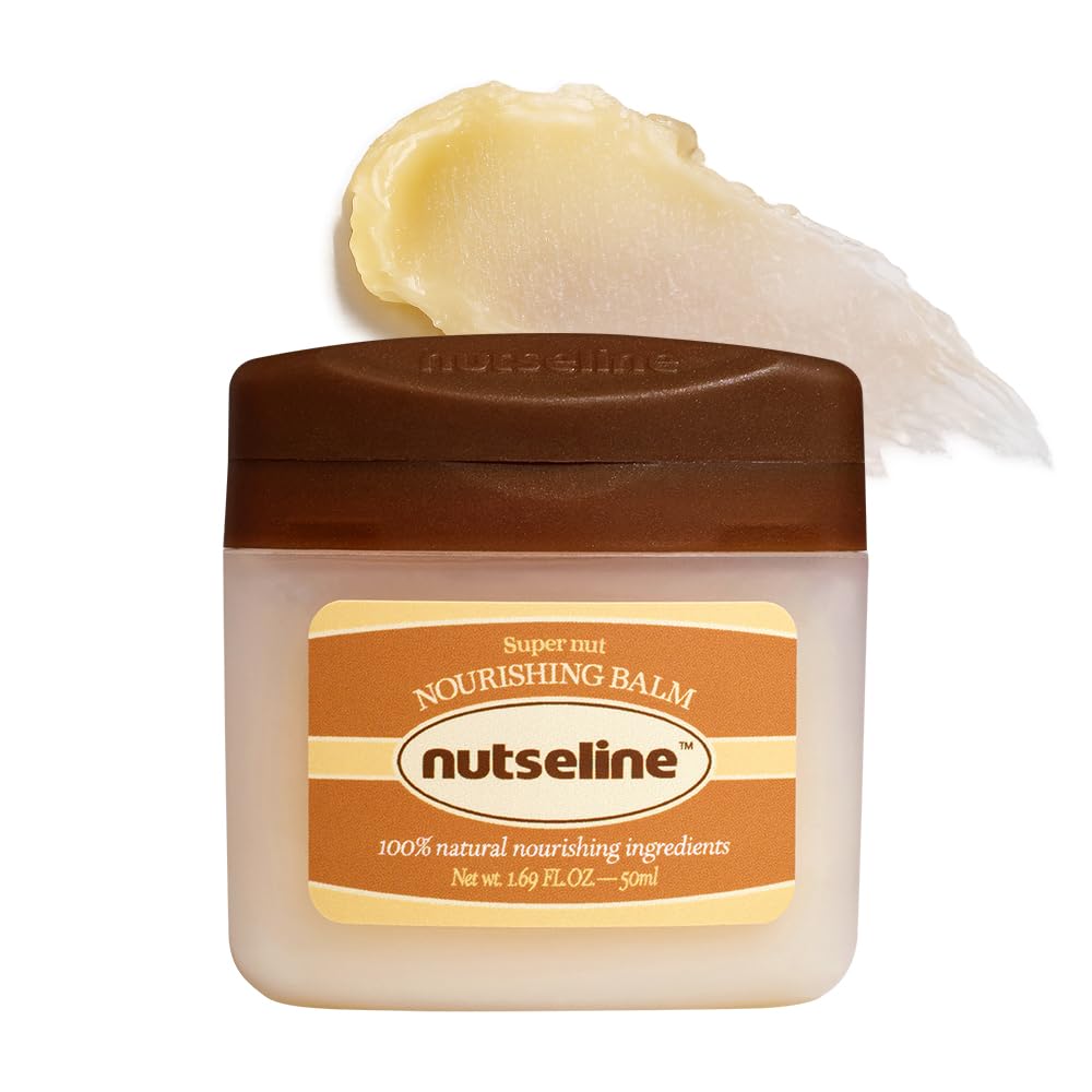 Nutseline Super Nut Nourishing Balm – Vegan, Petroleum-Free Moisturizer for Dry & Sensitive Skin (50ml)