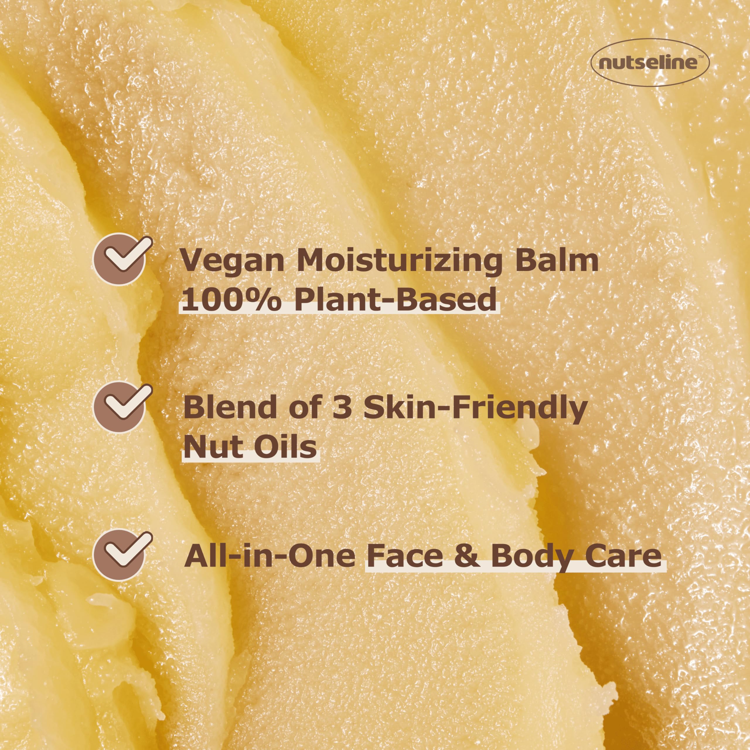 Nutseline Super Nut Nourishing Balm – Vegan, Petroleum-Free Moisturizer for Dry & Sensitive Skin (50ml)