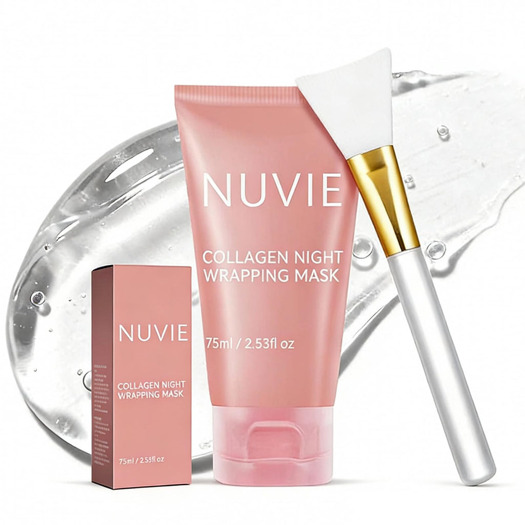 Nuvie Collagen Overnight Peel Mask – Hydration & Elasticity (2.53 oz)