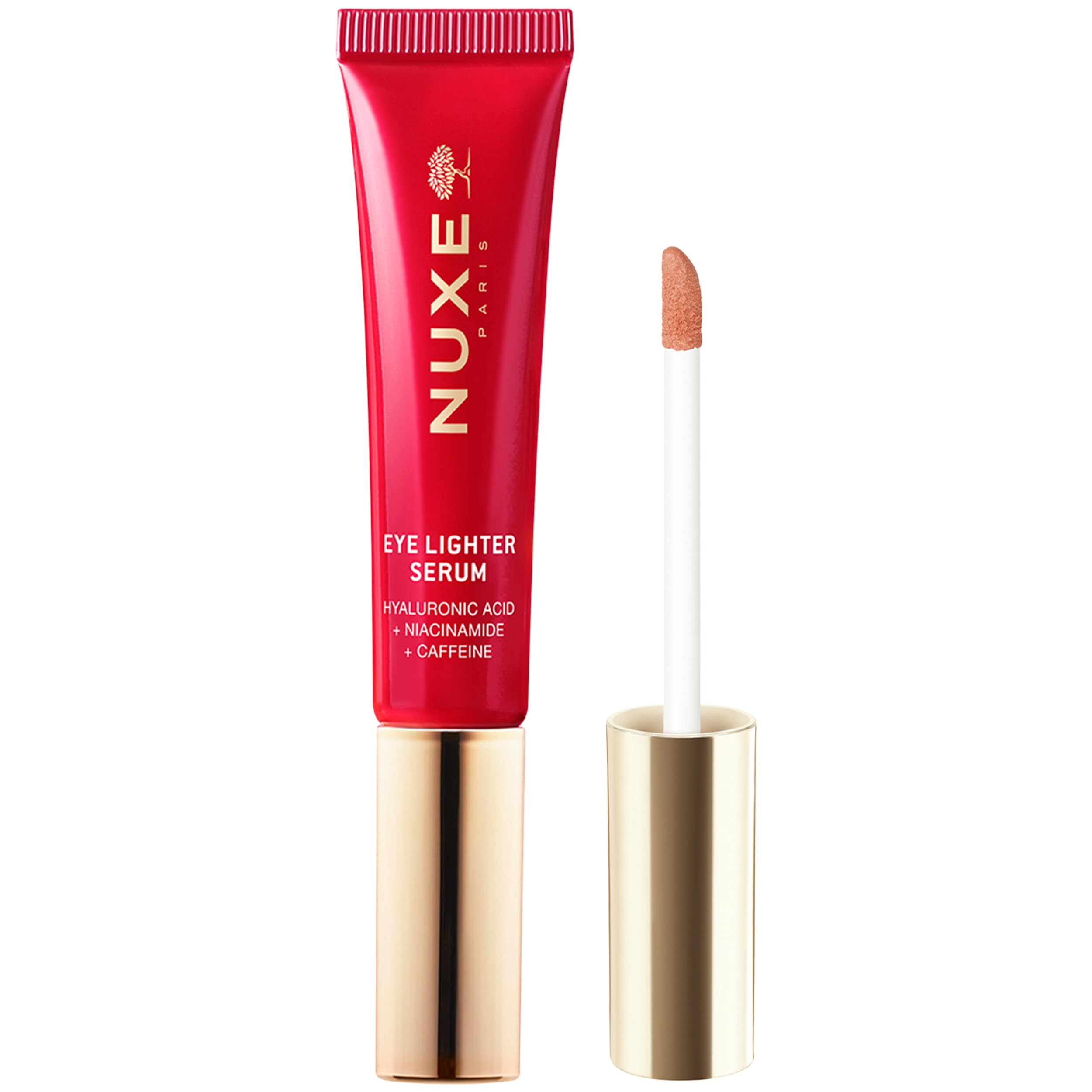 Nuxe Merveillance Lift Eye Lighter Serum – Hyaluronic Acid, Niacinamide & Caffeine | 0.4 oz