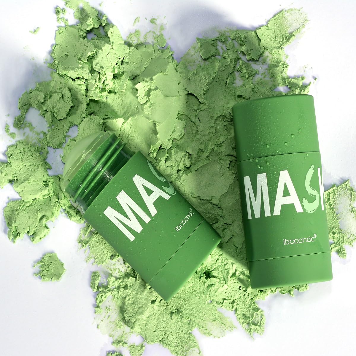 nvyue 2PCS Deep Cleanse Mask Stick – Green Tea Extract, Pore Purifying, Oil Control