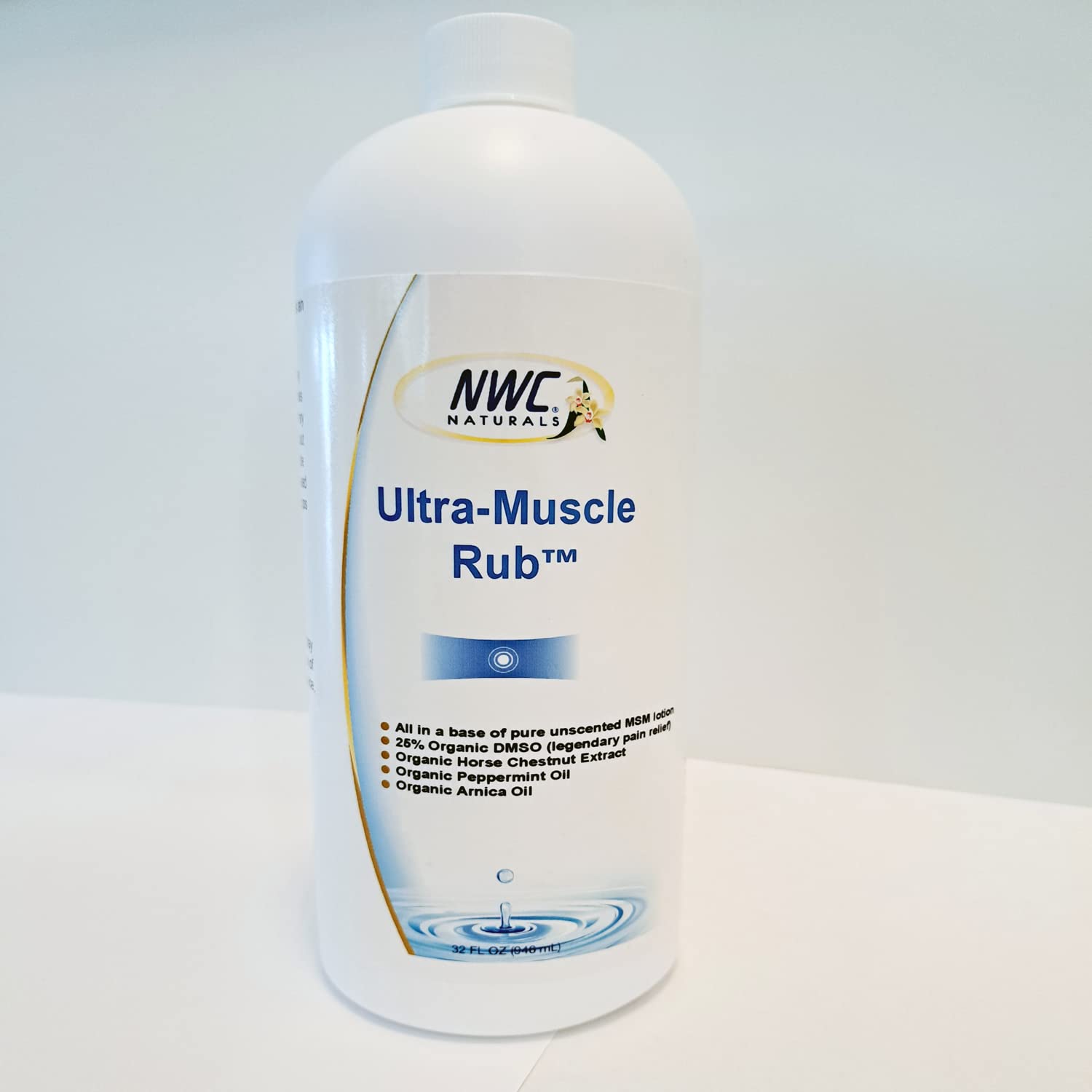 NWC Naturals Ultra-Muscle Rub 32 oz – Post-Workout Comfort & Warm-Up