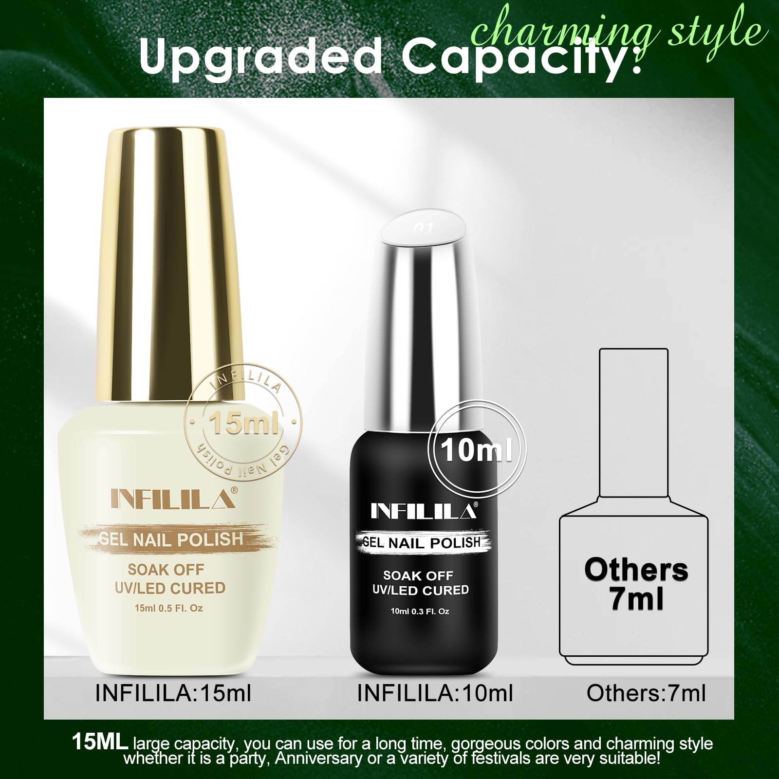 NXJ INFILILA Green Cat Eye Gel Nail Polish 15ml – Olive Green Magnetic Glitter Gel