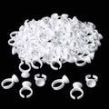 NXJ INFILILA Glue Rings - 600PCS Disposable Rings for Lash Extensions, Makeup, Nail Art & Tattoo