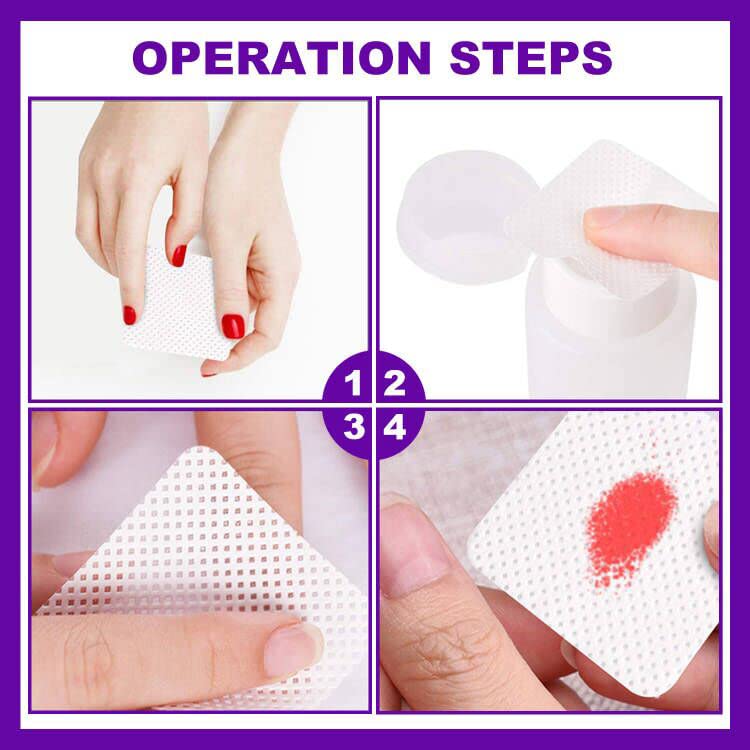 NXJ INFILILA Lint Free Nail Wipes – 1000 Pcs Non-Woven Nail Prep