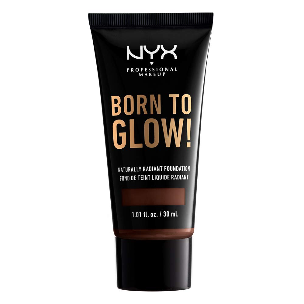 NYX Born To Glow Naturally Radiant Foundation – Medium Coverage in Deep Espresso | NYX PROFESSIONAL MAKEUP