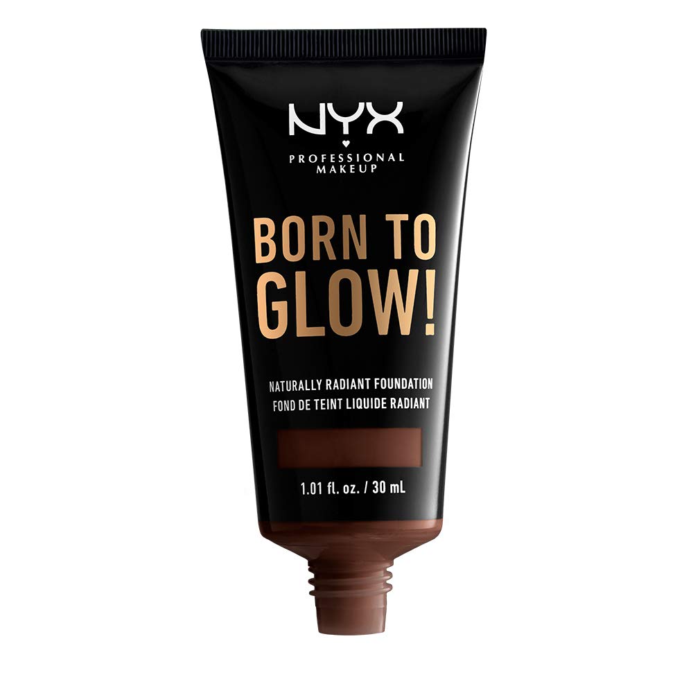 NYX Born To Glow Naturally Radiant Foundation – Medium Coverage in Deep Espresso | NYX PROFESSIONAL MAKEUP
