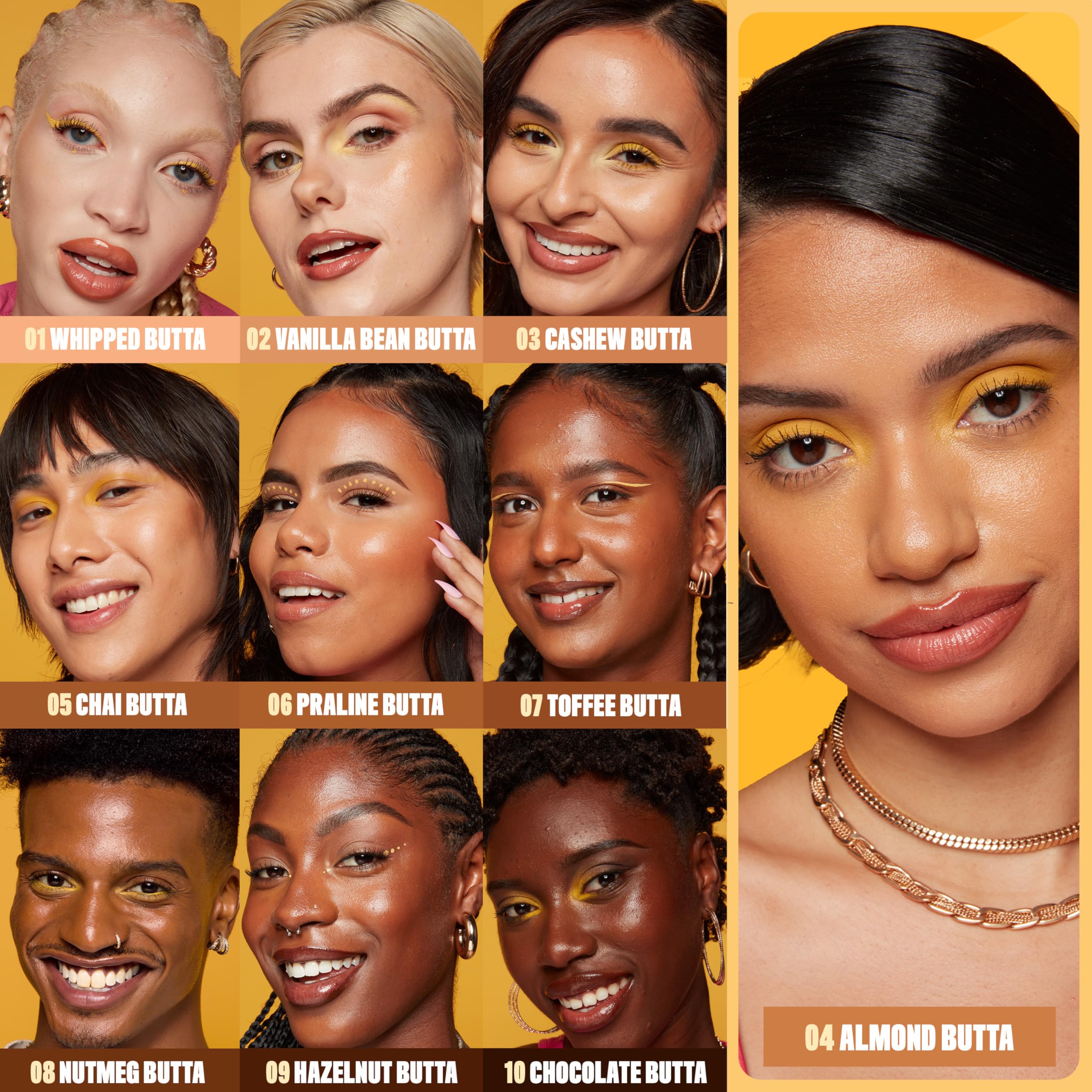 NYX PROFESSIONAL MAKEUP Buttermelt Glaze Soft Glow Skin Tint SPF 30 | Up to 12HR Wear, Shade 04 Almond Butta