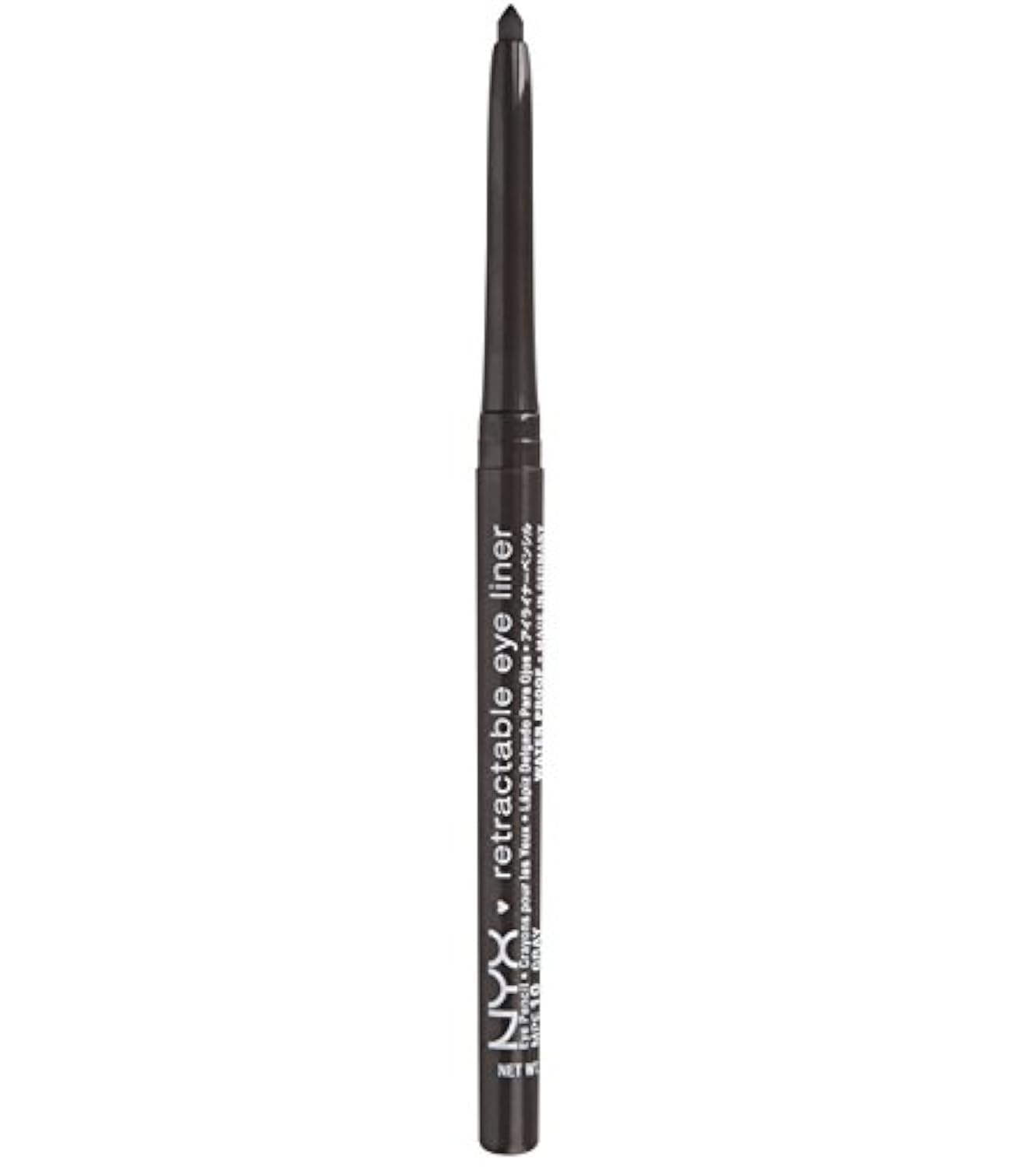NYX Waterproof Retractable Eye Liner MPE10 Gray – Long-Lasting Definition