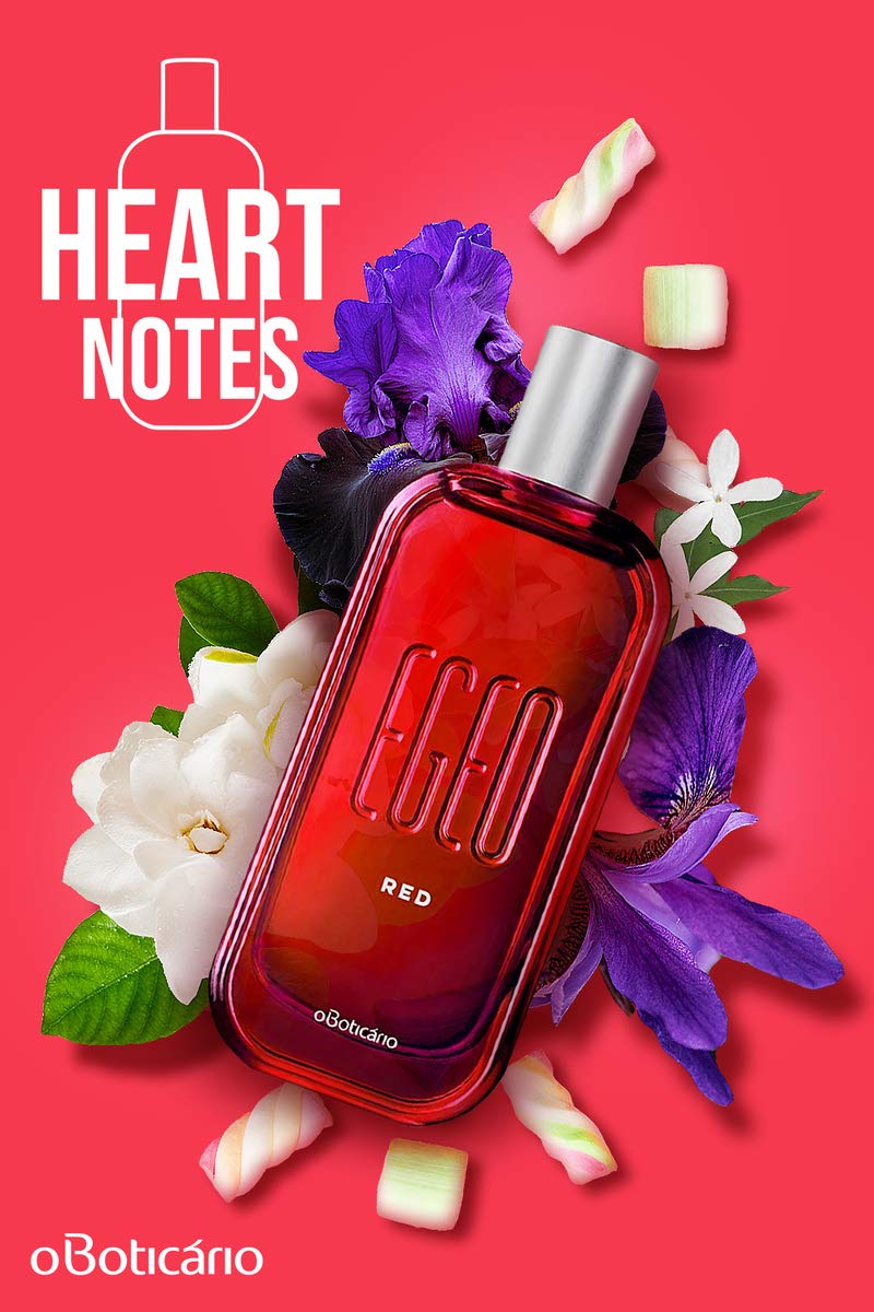O BOTICARIO Egeo Red Eau de Toilette for Women – Long-Lasting, Spicy & Fruity (3 fl oz)