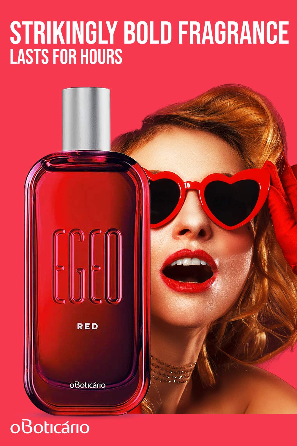 O BOTICARIO Egeo Red Eau de Toilette for Women – Long-Lasting, Spicy & Fruity (3 fl oz)