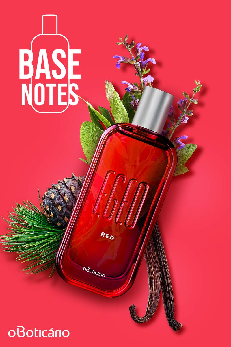 O BOTICARIO Egeo Red Eau de Toilette for Women – Long-Lasting, Spicy & Fruity (3 fl oz)