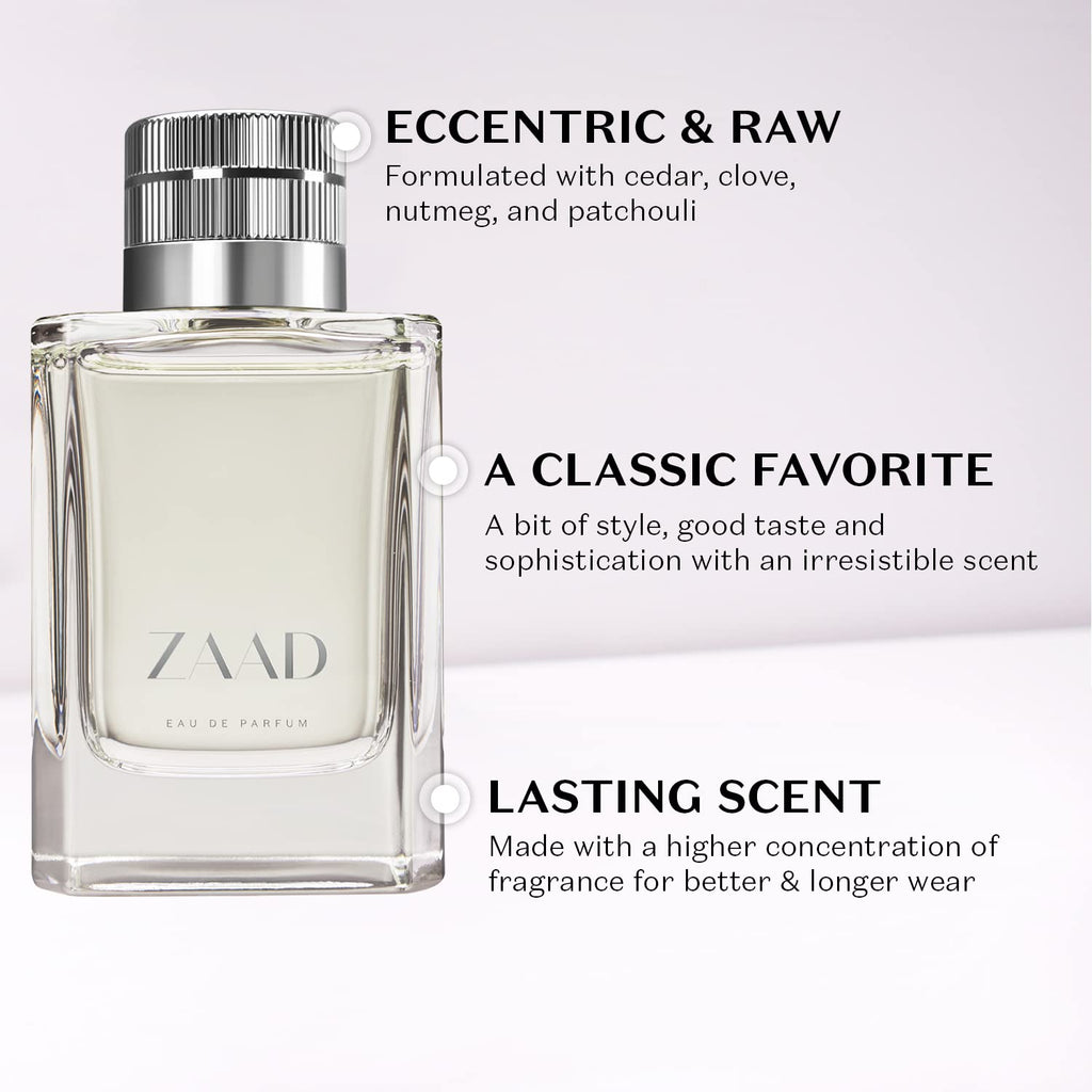 O BOTICARIO Zaad Eau de Parfum – Long-Lasting Fresh & Woody Men’s Cologne, 3.2 oz