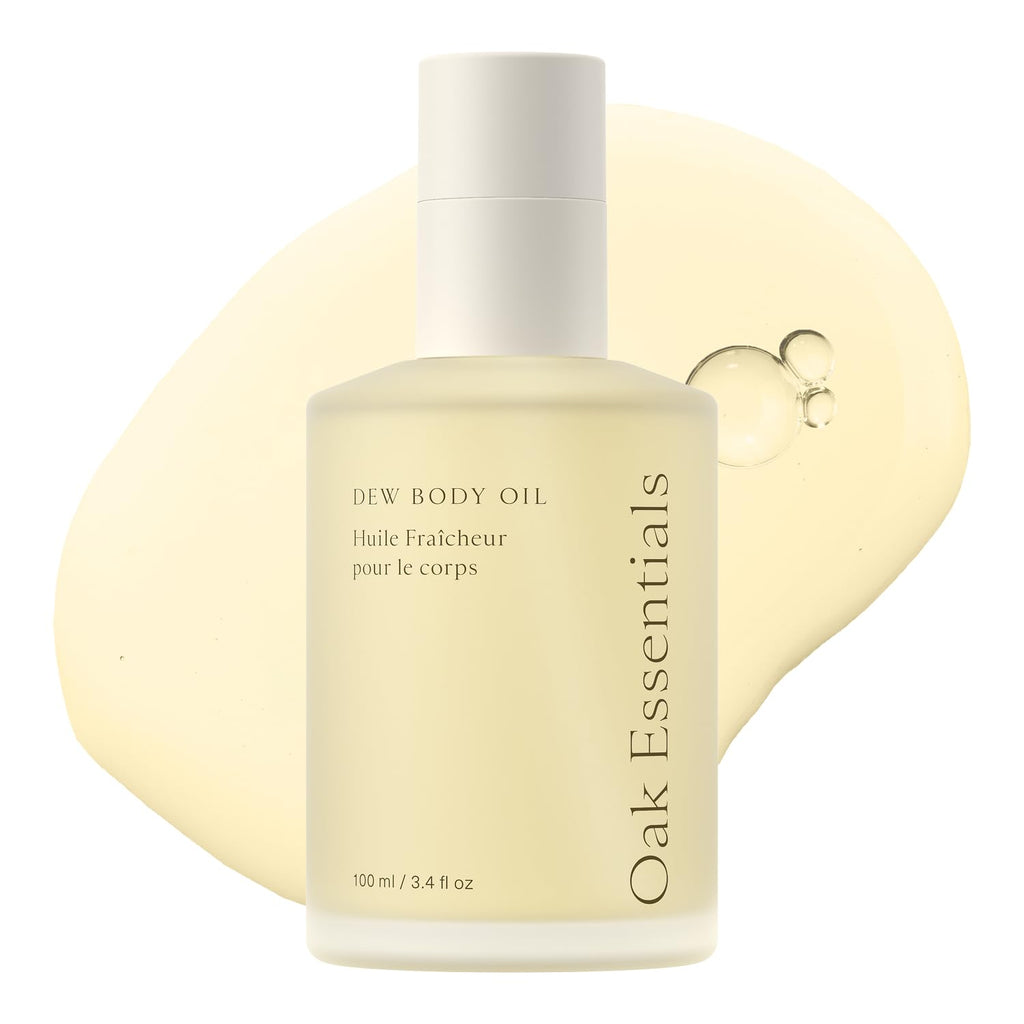 Oak Essentials Dew Body Oil | Fast-Absorbing Hydration with Borage Seed & Cedarwood