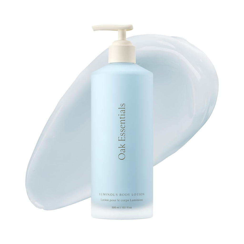 Oak Essentials Luminous Body Lotion | Hydrating Blue Tansy, Rose Oil, Turmeric, Shea Butter & Coconut Oil