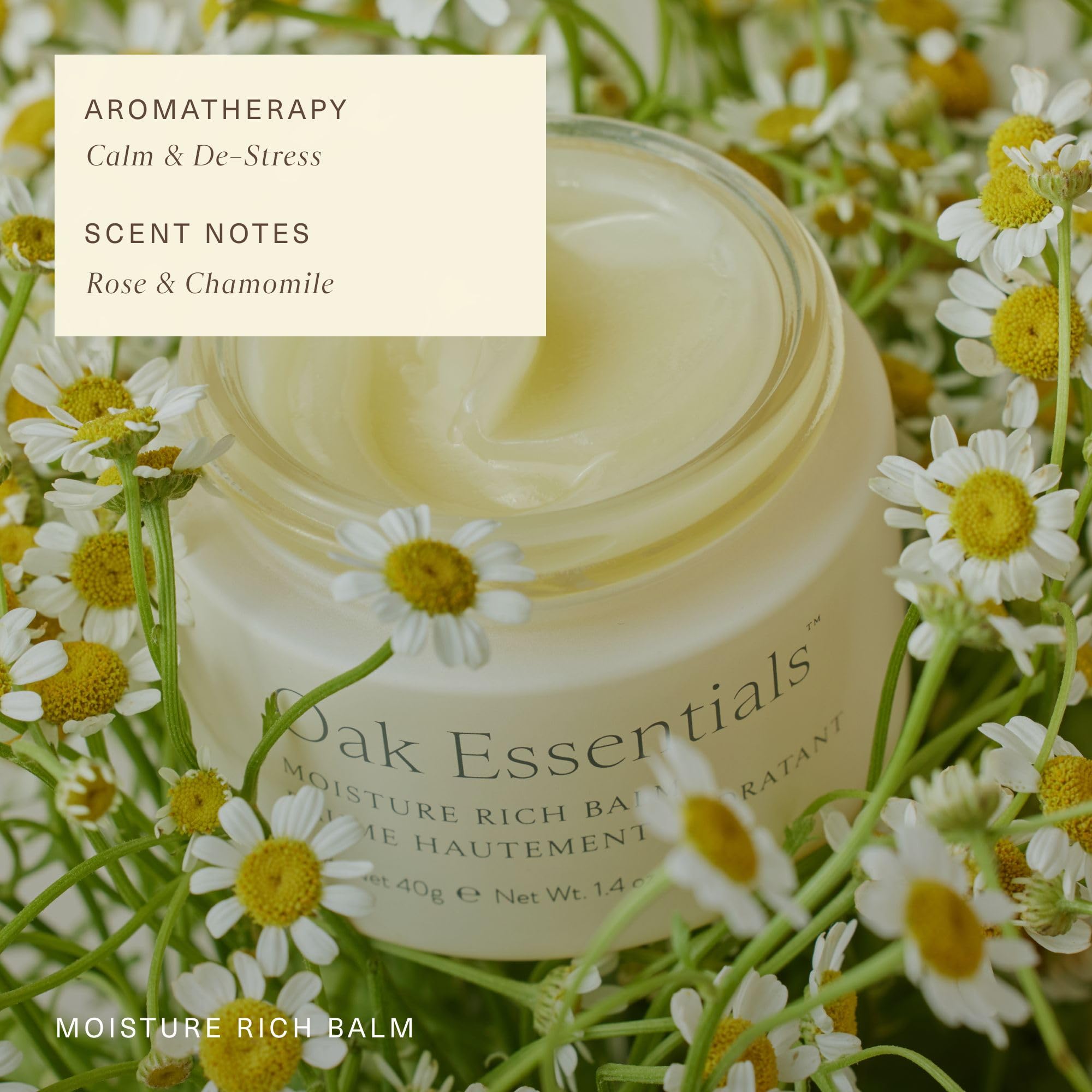 Oak Essentials Moisture Rich Balm | Deep Hydration with Sea Buckthorn & Borage Oil
