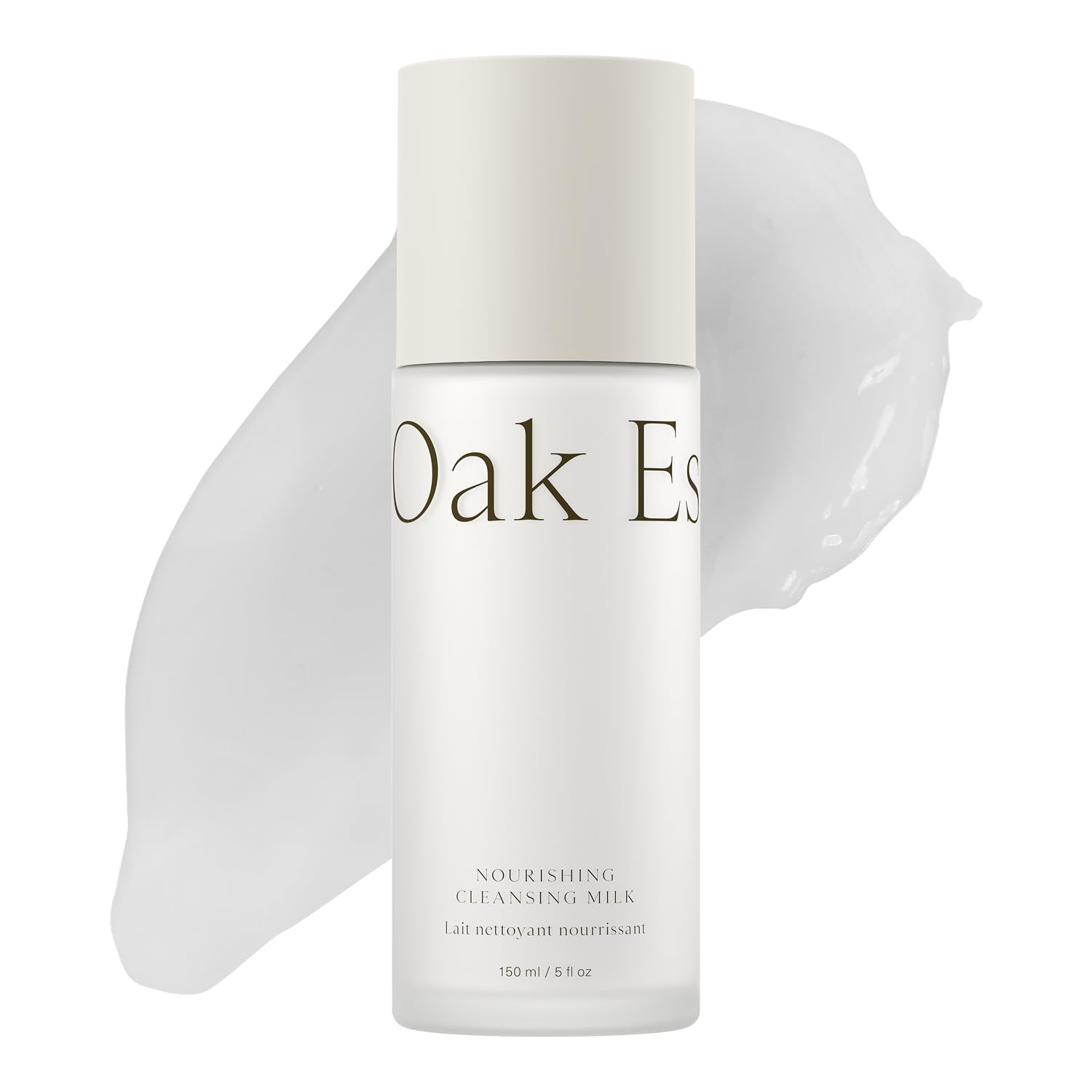 Oak Essentials Nourishing Cleansing Milk – Gentle Makeup Remover with Oat Amino Acids, Rice Bran & Rosemary