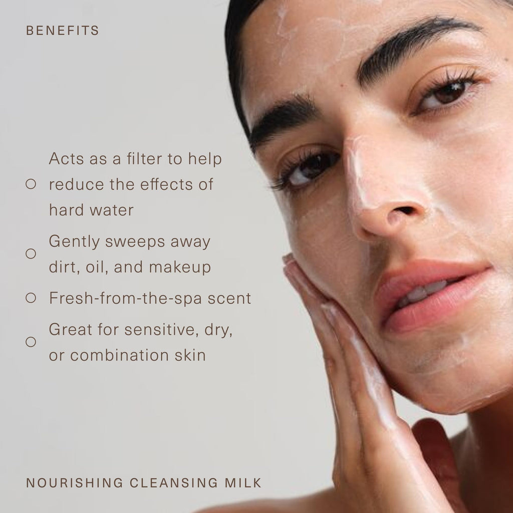 Oak Essentials Nourishing Cleansing Milk – Gentle Makeup Remover with Oat Amino Acids, Rice Bran & Rosemary