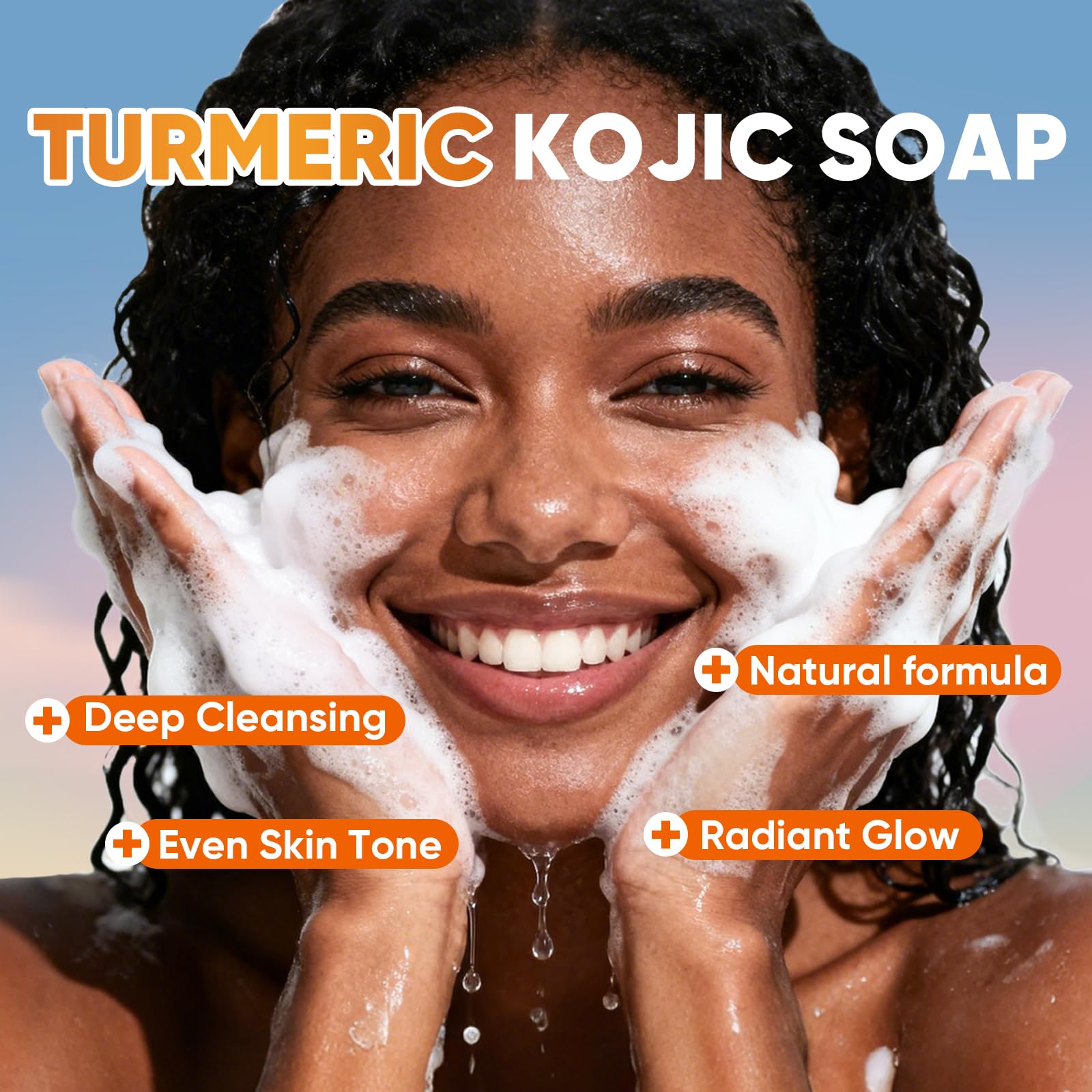 OAKDOLCHE 25P Turmeric Kojic Soap Gift Set – Individually Wrapped 80g | Retinol, Collagen & Vitamin E