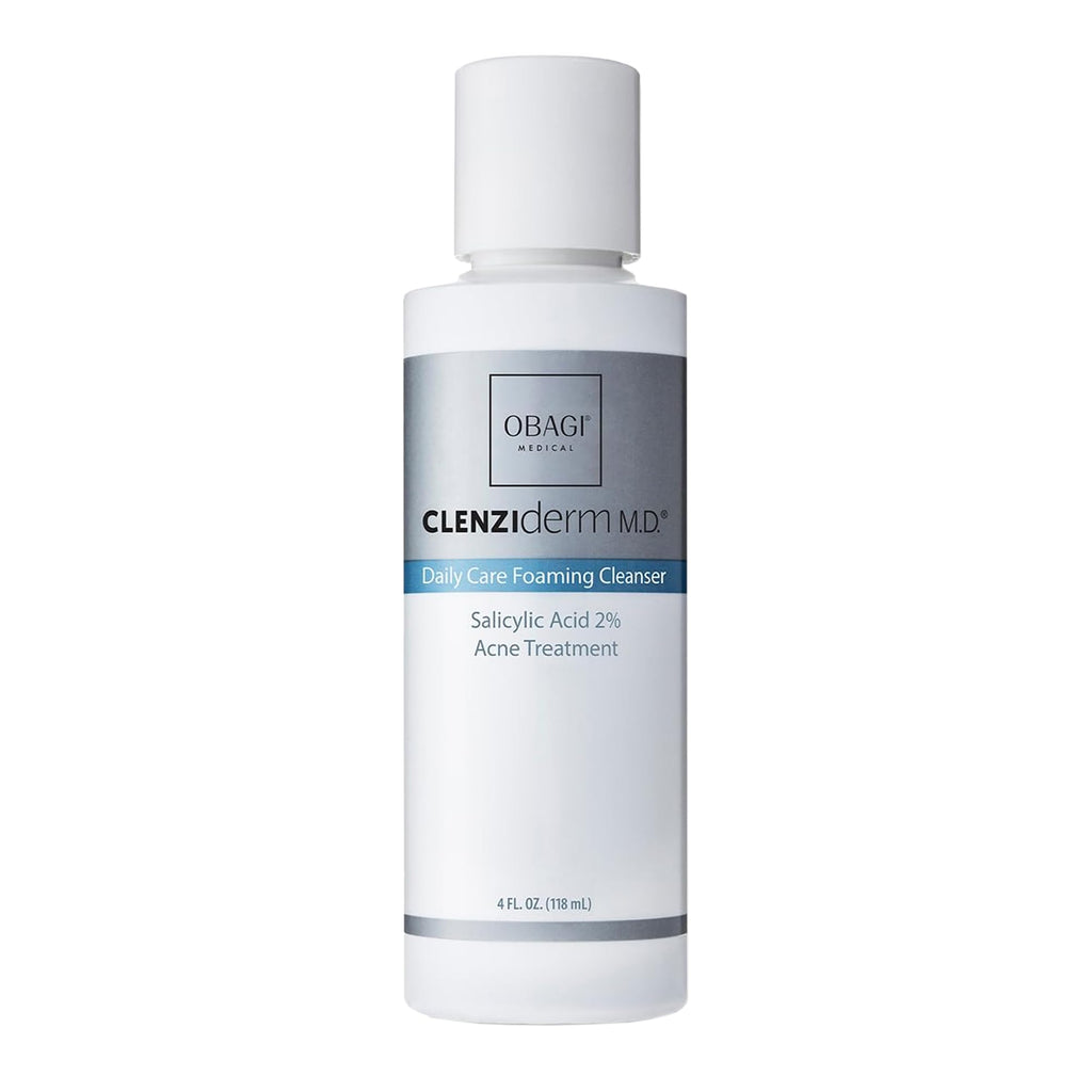 Obagi CLENZIderm M.D. Daily Care Foaming Acne Cleanser – 2% Salicylic Acid (BHA) for Clearer-Looking Skin