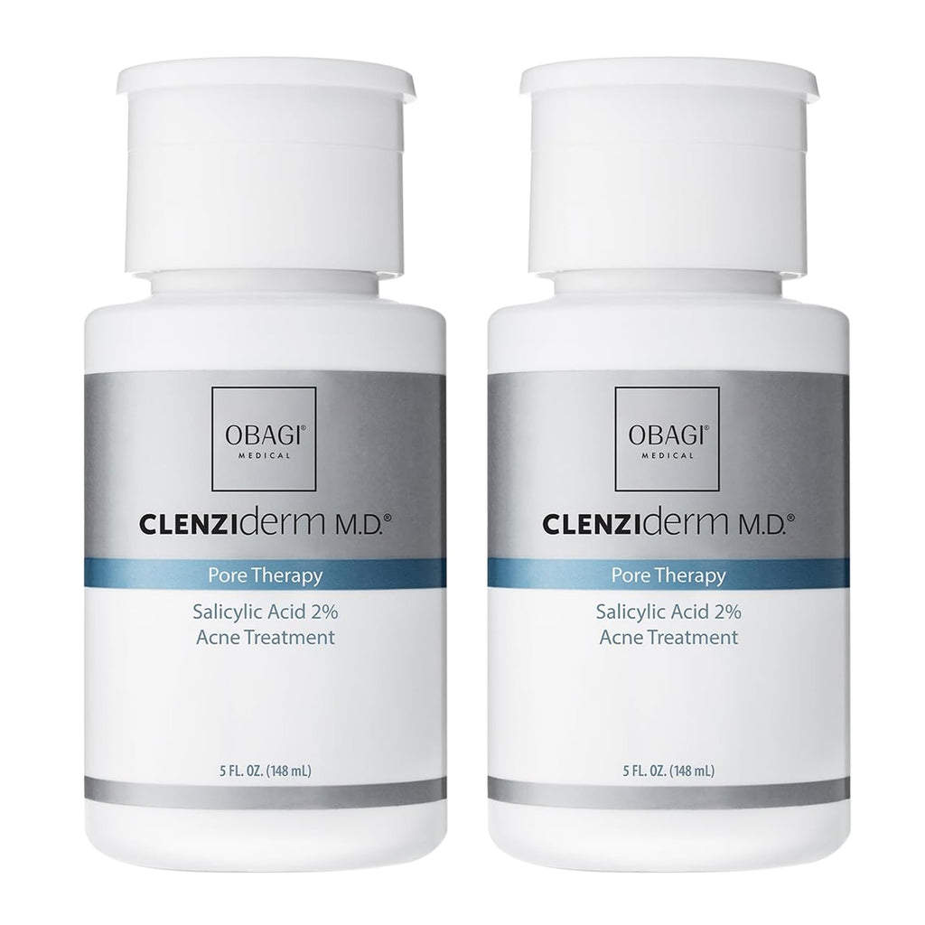 Obagi CLENZIderm M.D. Pore Therapy Toner – 2% Salicylic Acid Acne Treatment (2-Pack)