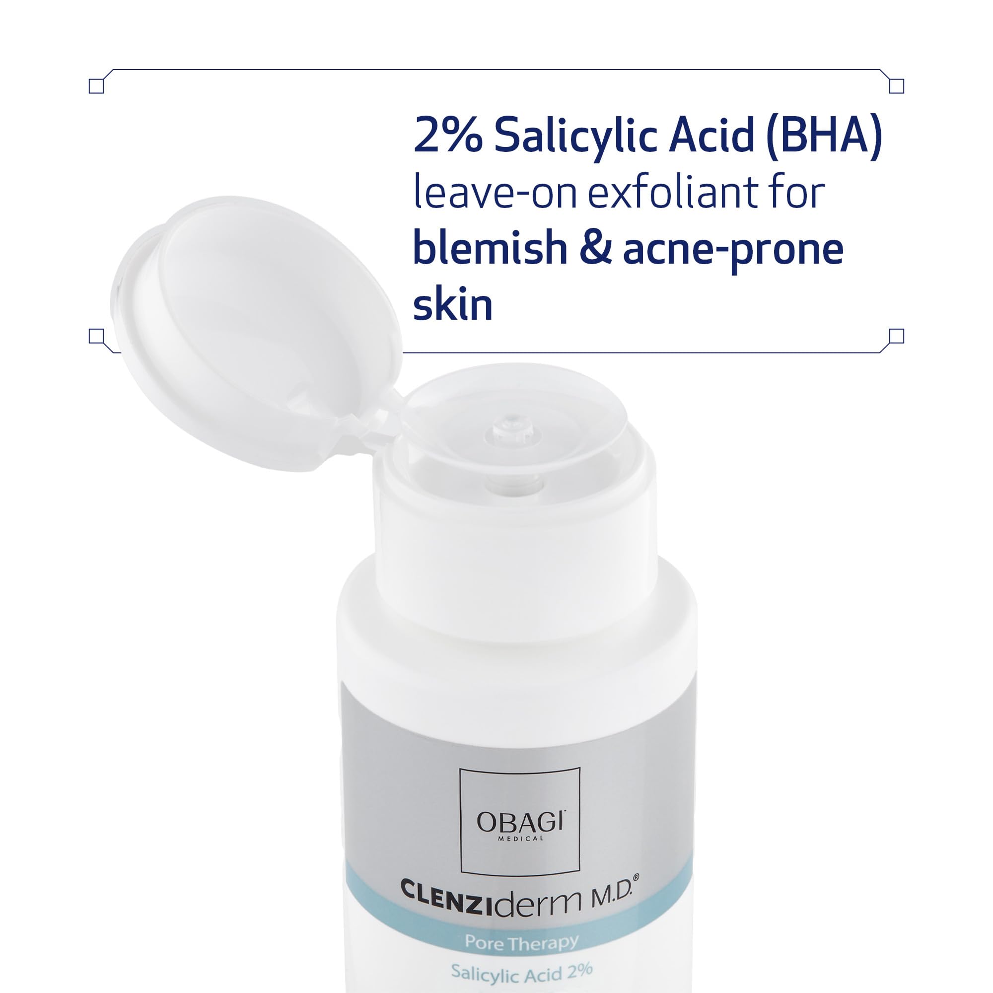 Obagi CLENZIderm M.D. Pore Therapy Toner – 2% Salicylic Acid Acne Treatment (2-Pack)