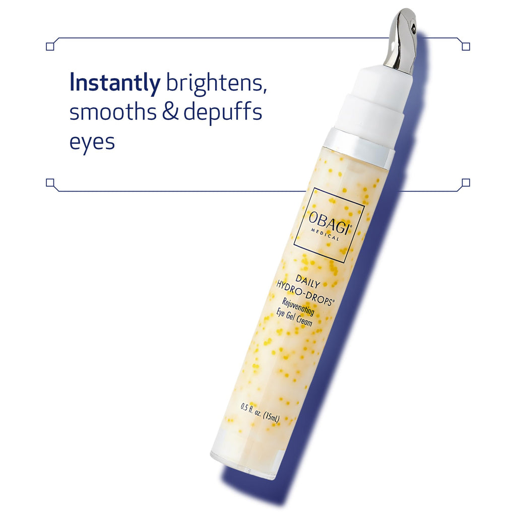 Obagi Daily Hydro-Drops Rejuvenating Eye Gel Cream – Brighten, De-Puff, Hydrate Under-Eyes (0.5 oz) | Obagi Medical