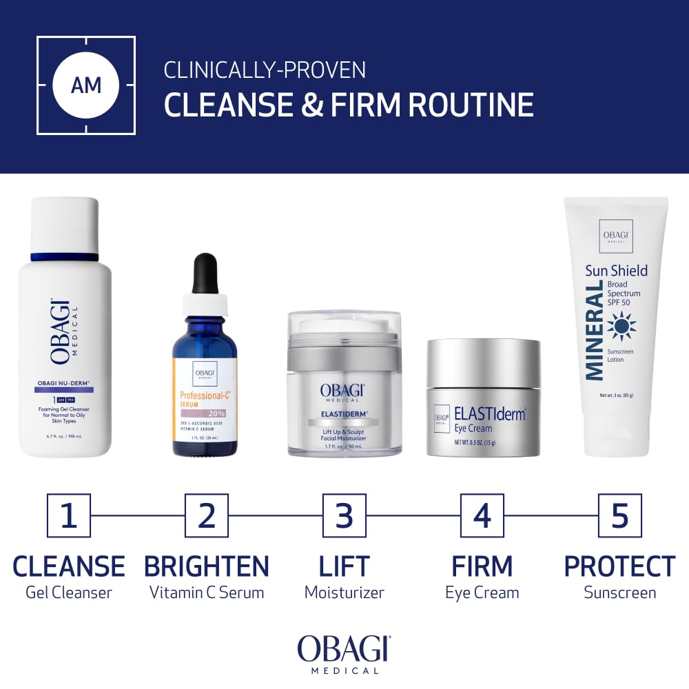 Obagi ELASTIderm Eye Cream – Lightweight, Clinically Proven to Reduce Fine Lines & Wrinkles | Two Pack (2 × 0.5 oz)