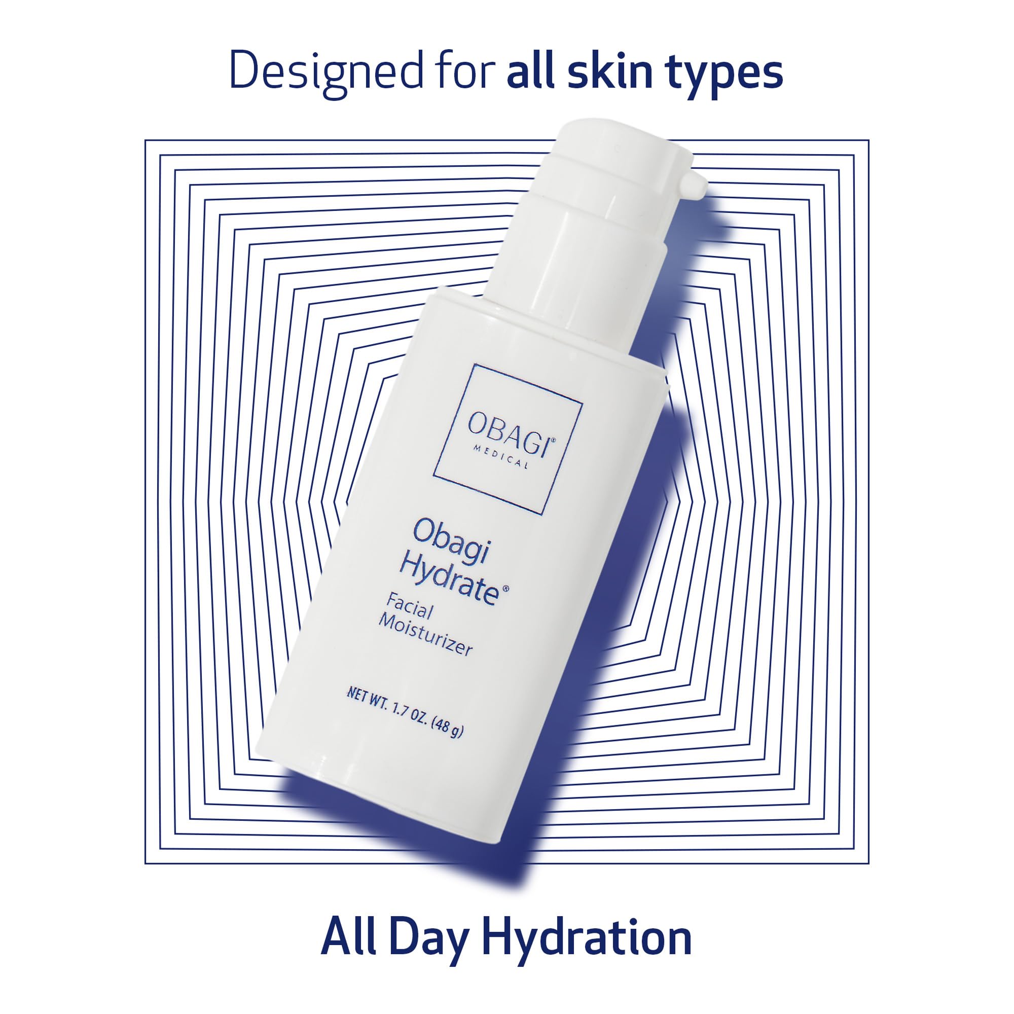 Obagi Hydrate Facial Moisturizer | All-Day Hydration for All Skin Types