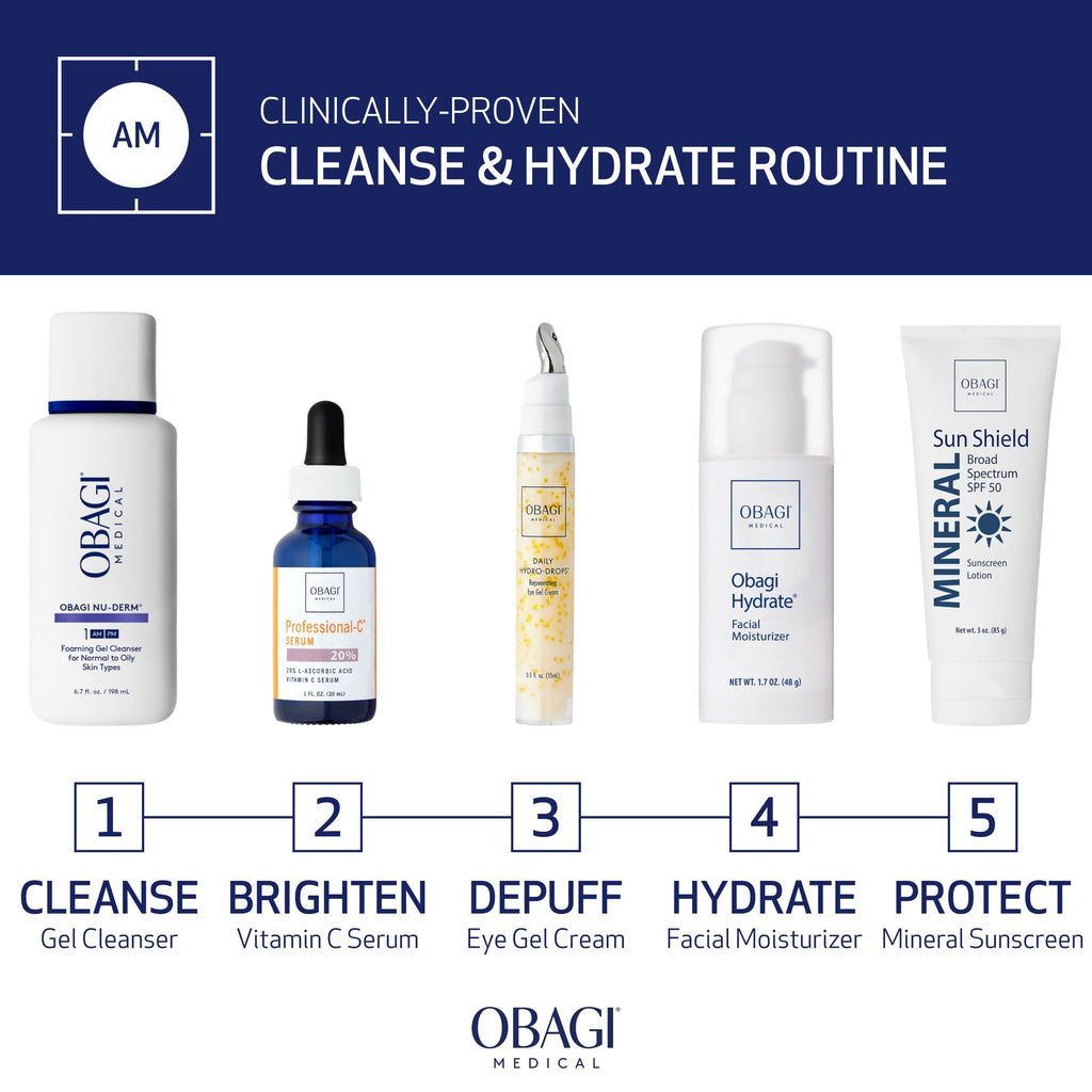 Obagi Hydrate Facial Moisturizer | All-Day Hydration for All Skin Types