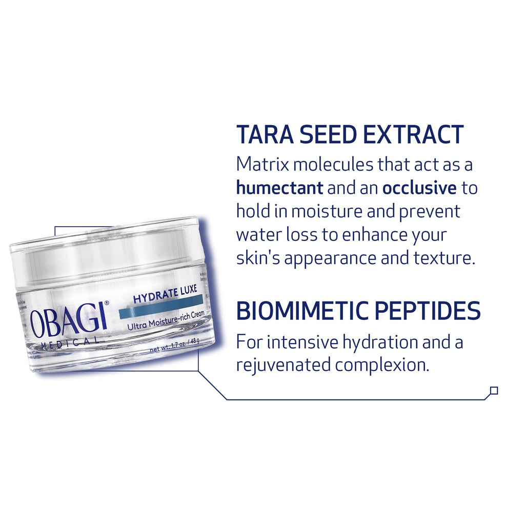 Obagi Hydrate Luxe Ultra-Rich Night Moisturizer – Deep Hydration for Dry & Sensitive Skin