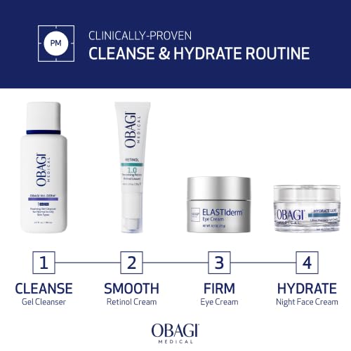 Obagi Hydrate Luxe Ultra-Rich Night Cream – Non-Comedogenic with Tara Seed Extract | Two Pack, 2 x 1.7 oz