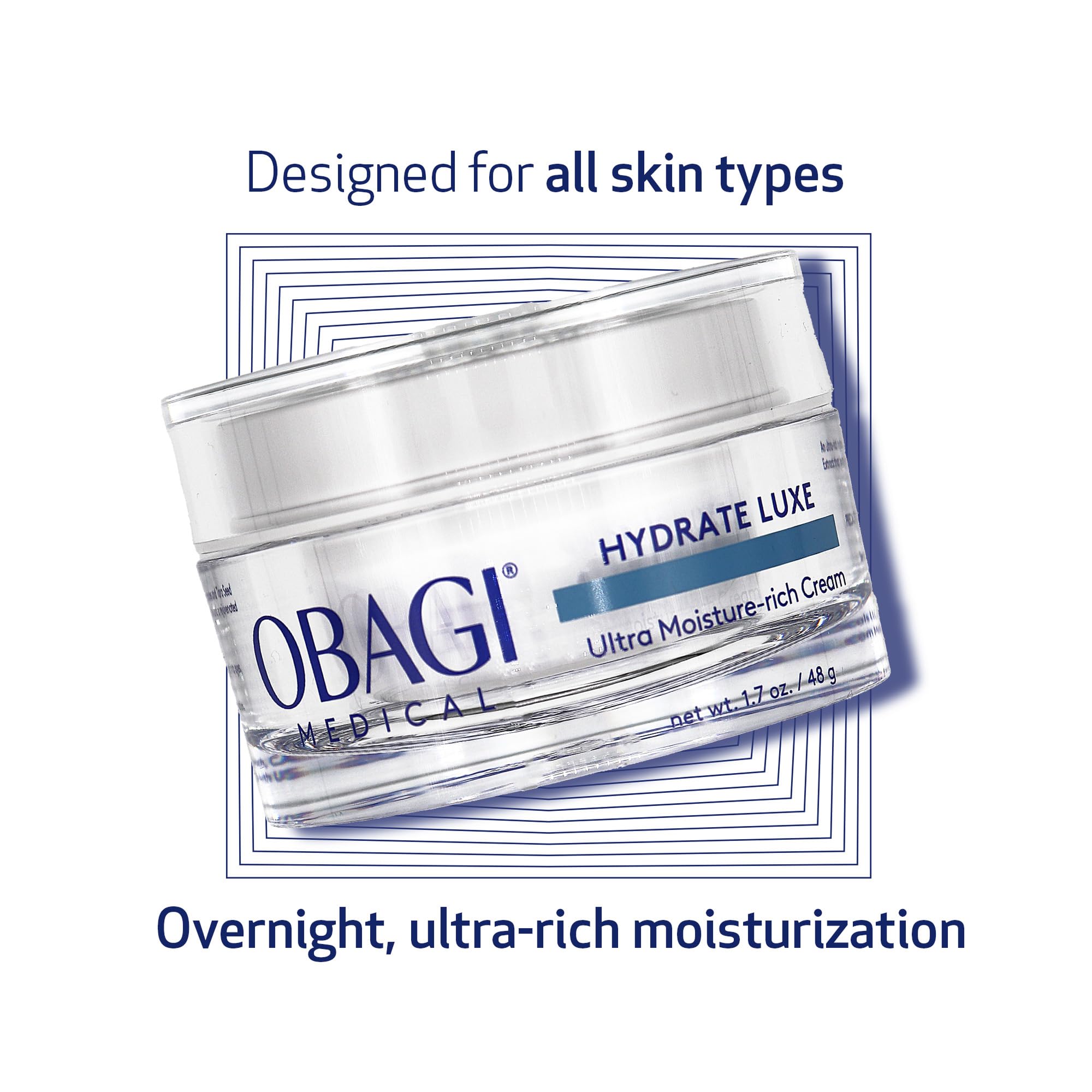 Obagi Hydrate Luxe Ultra-Rich Night Moisturizer – Deep Hydration for Dry & Sensitive Skin