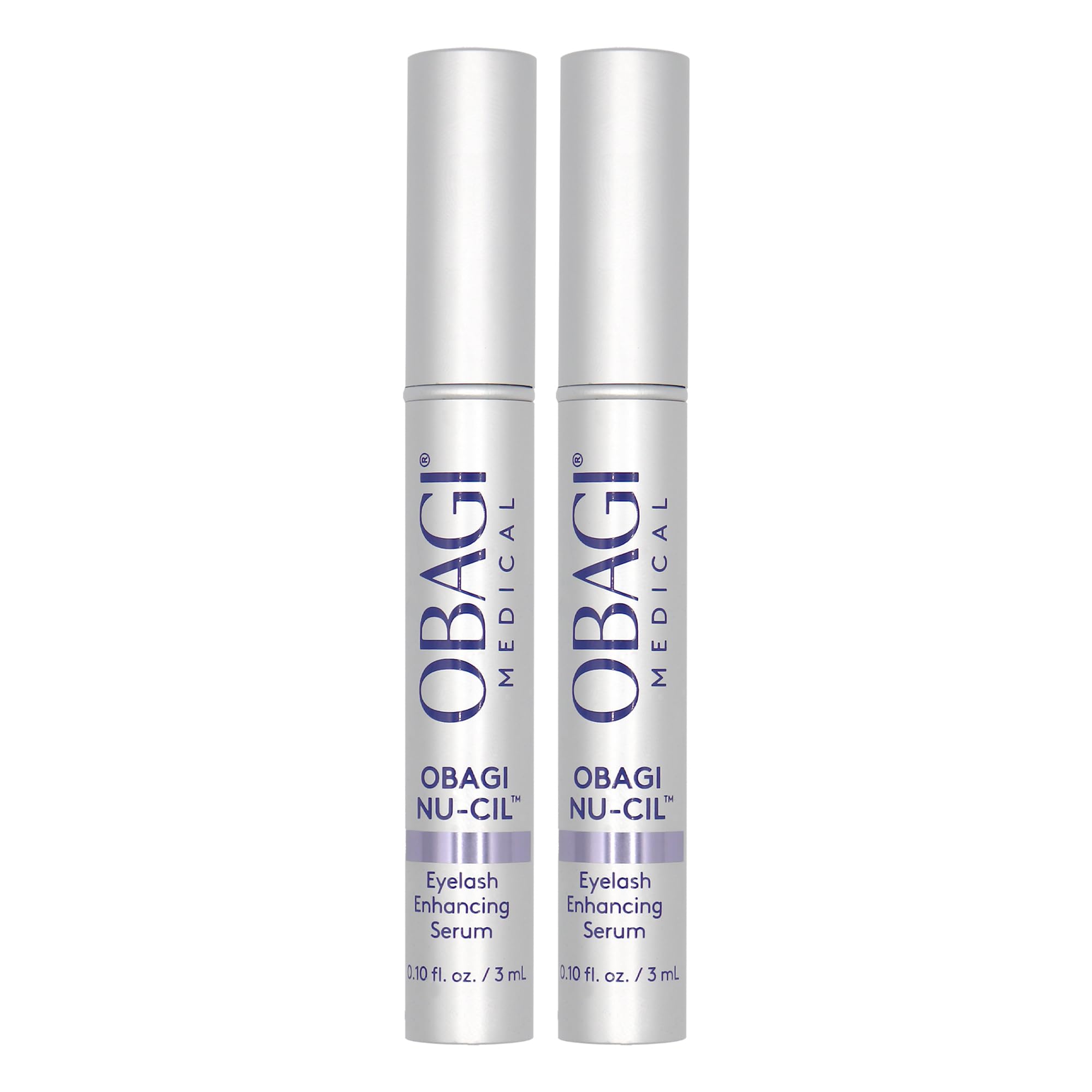 Obagi Nu-Cil Eyelash Enhancing Serum – Nourishing Biotin Lash Serum, 0.1 oz (Pack of 2)