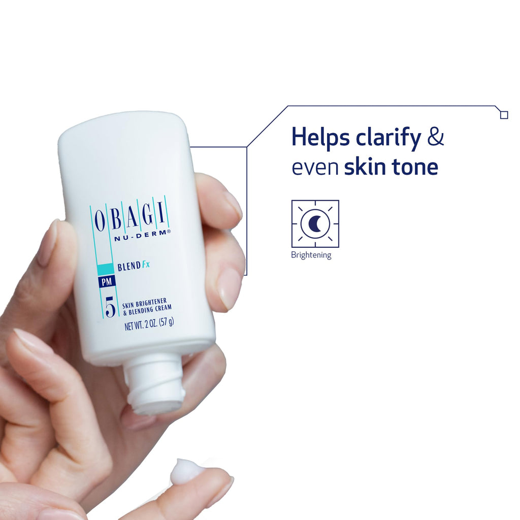 Obagi Nu-Derm Blend Fx – Brightening & Clarifying Night Cream with Arbutin + Vitamins C & E – 2 oz