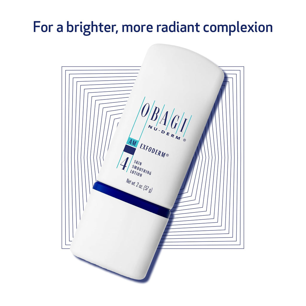 Obagi Nu-Derm Exfoderm – Lightweight Exfoliating Lotion with Phytic Acid for Normal to Dry Skin – 2 oz