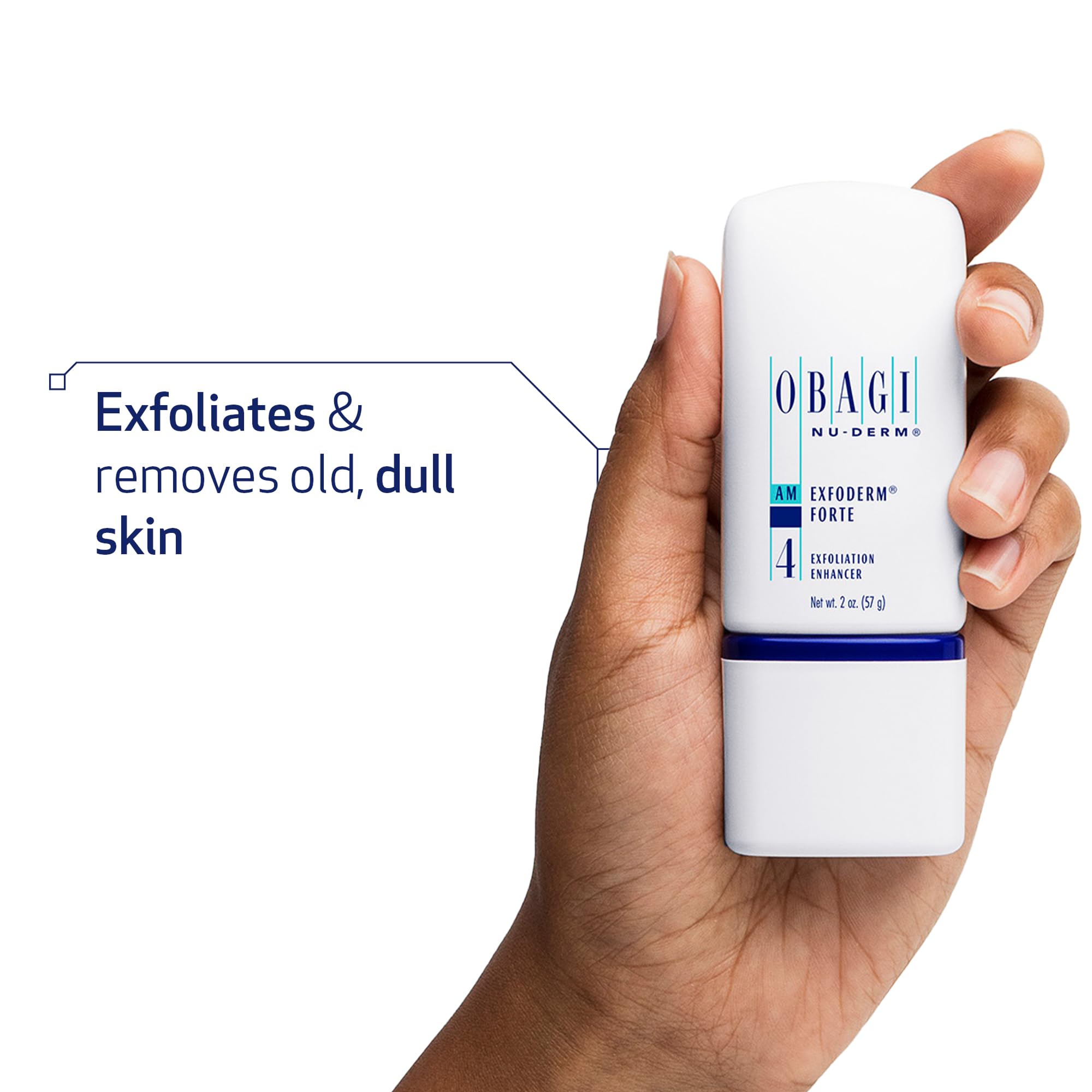 Obagi Nu-Derm Exfoderm Forte – Advanced Exfoliating Lotion with Glycolic & Lactic Acids for Normal to Oily Skin | 2 oz