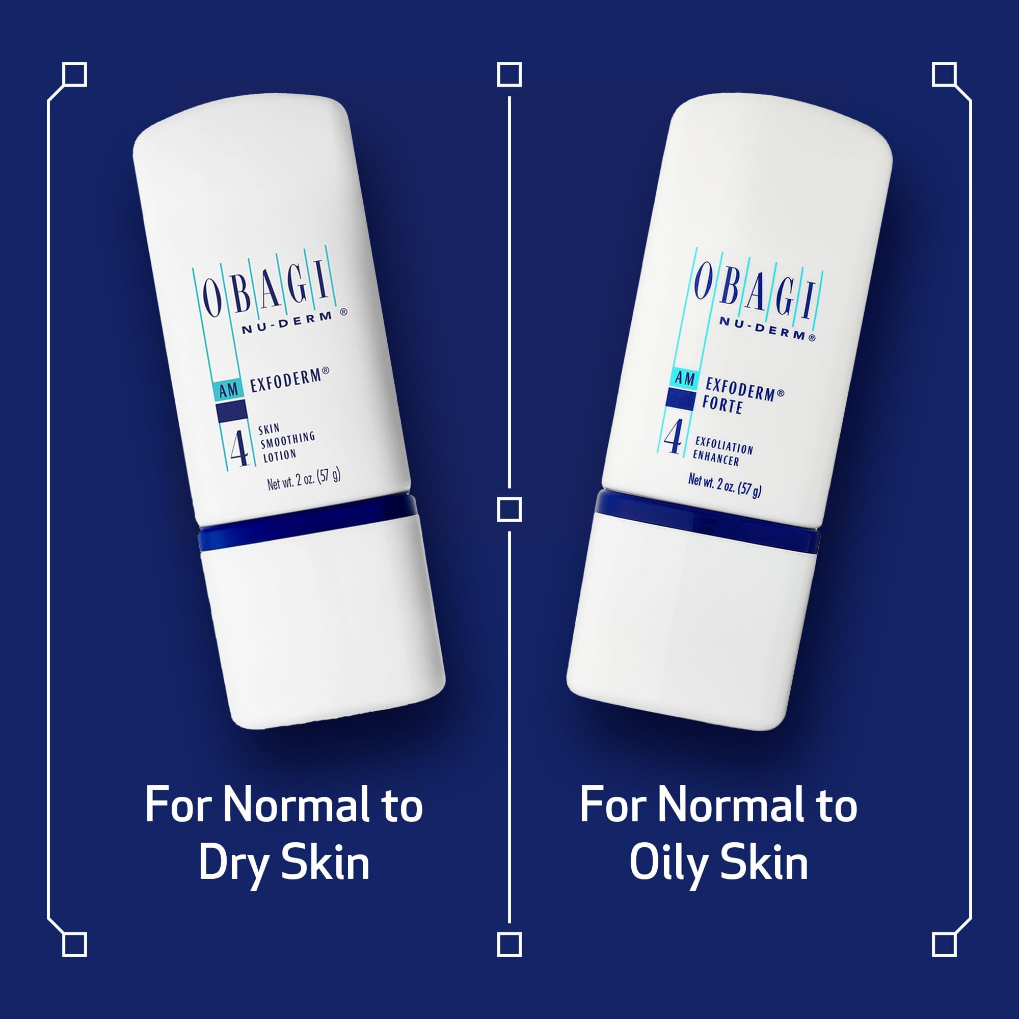 Obagi Nu-Derm Exfoderm – Lightweight Exfoliating Lotion with Phytic Acid for Normal to Dry Skin – 2 oz