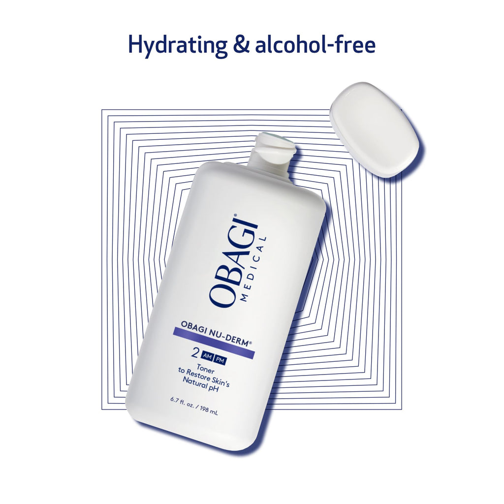Obagi Nu-Derm Face Toner – Alcohol-Free Daily Toner with Witch Hazel & Aloe Vera | 6.7 oz