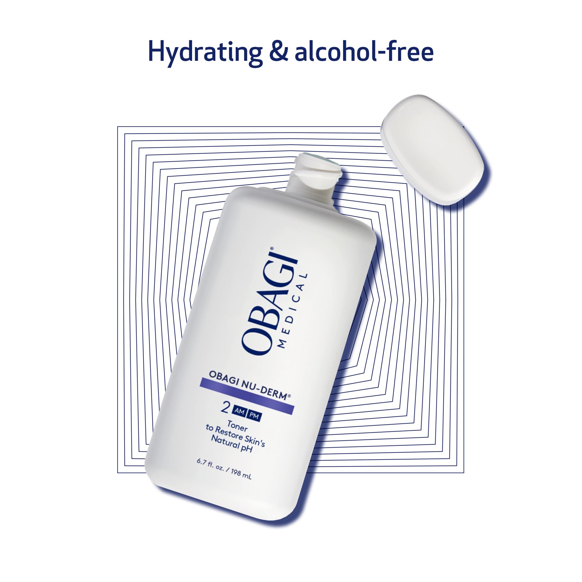 Obagi Nu-Derm Face Toner – Alcohol-Free Daily Toner with Witch Hazel & Aloe Vera | 6.7 oz
