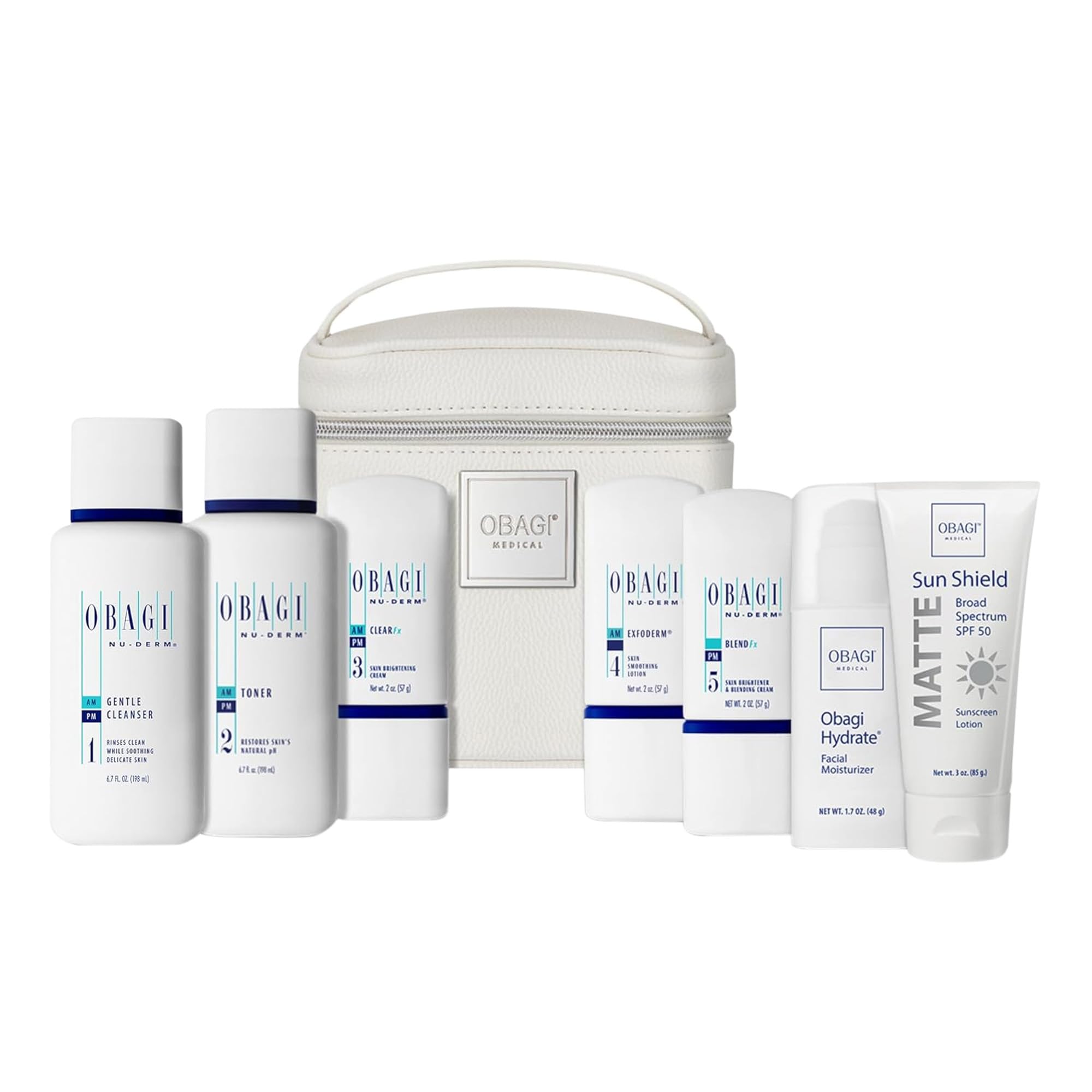 Obagi Nu-Derm Fx Skin Brightening System for Normal to Dry Skin — 7-Step Routine