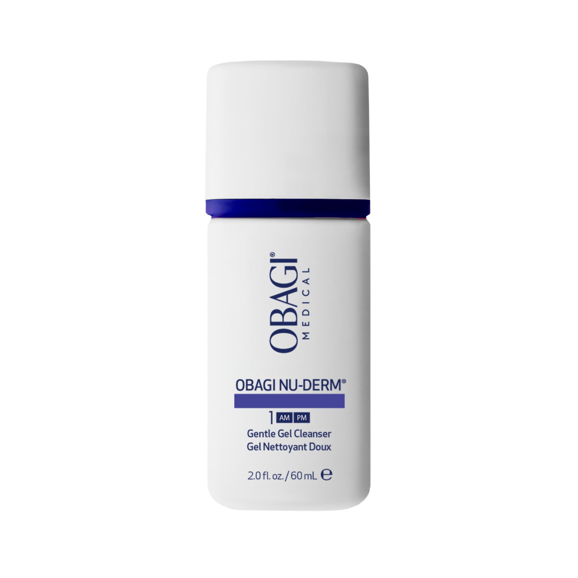 Obagi Nu-Derm Gentle Cleanser – Travel-Size Cleanser for Normal to Dry & Sensitive Skin | 2 oz